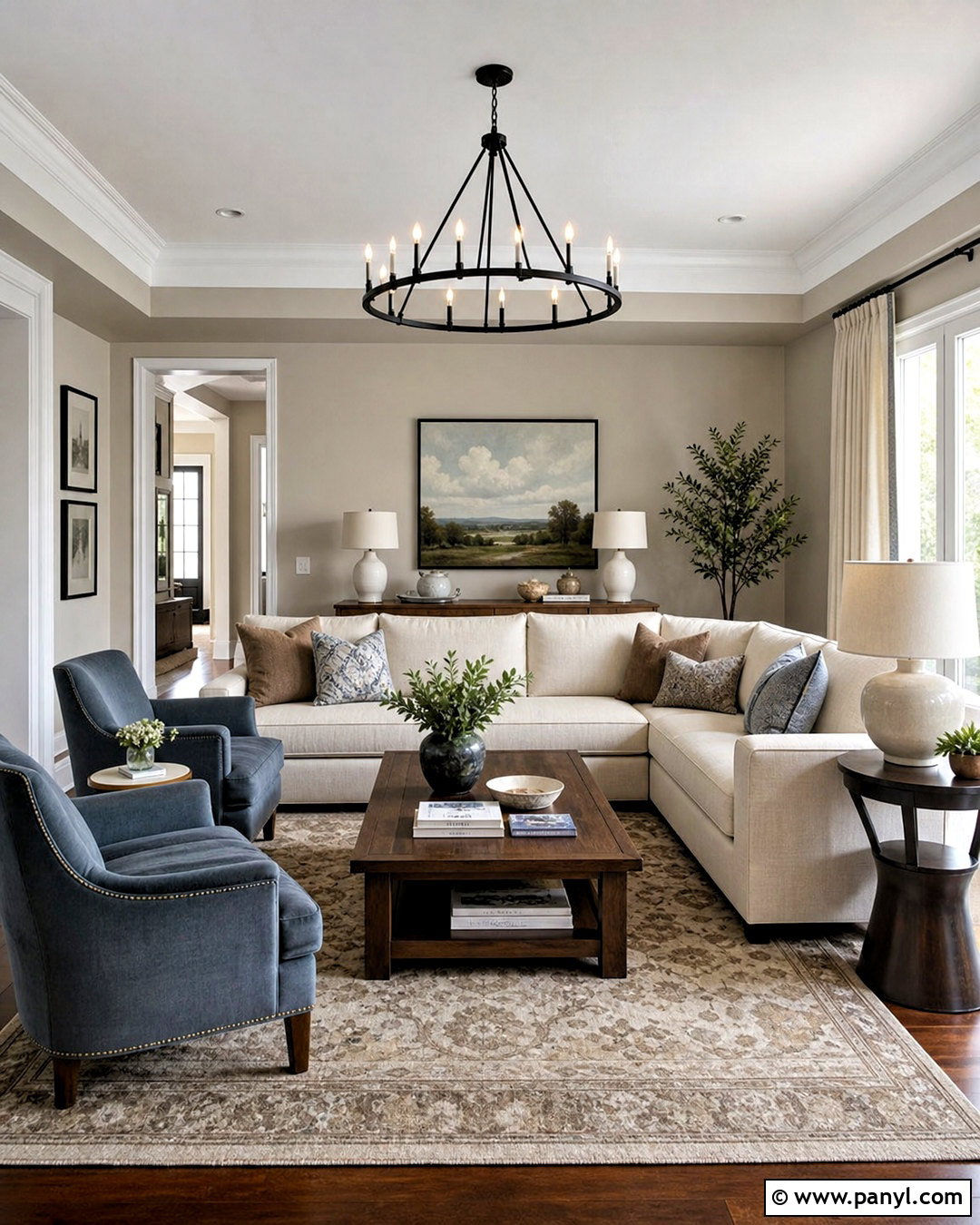 Soft Greige Living Room Paint - 20 wall paints for living room colour ideas