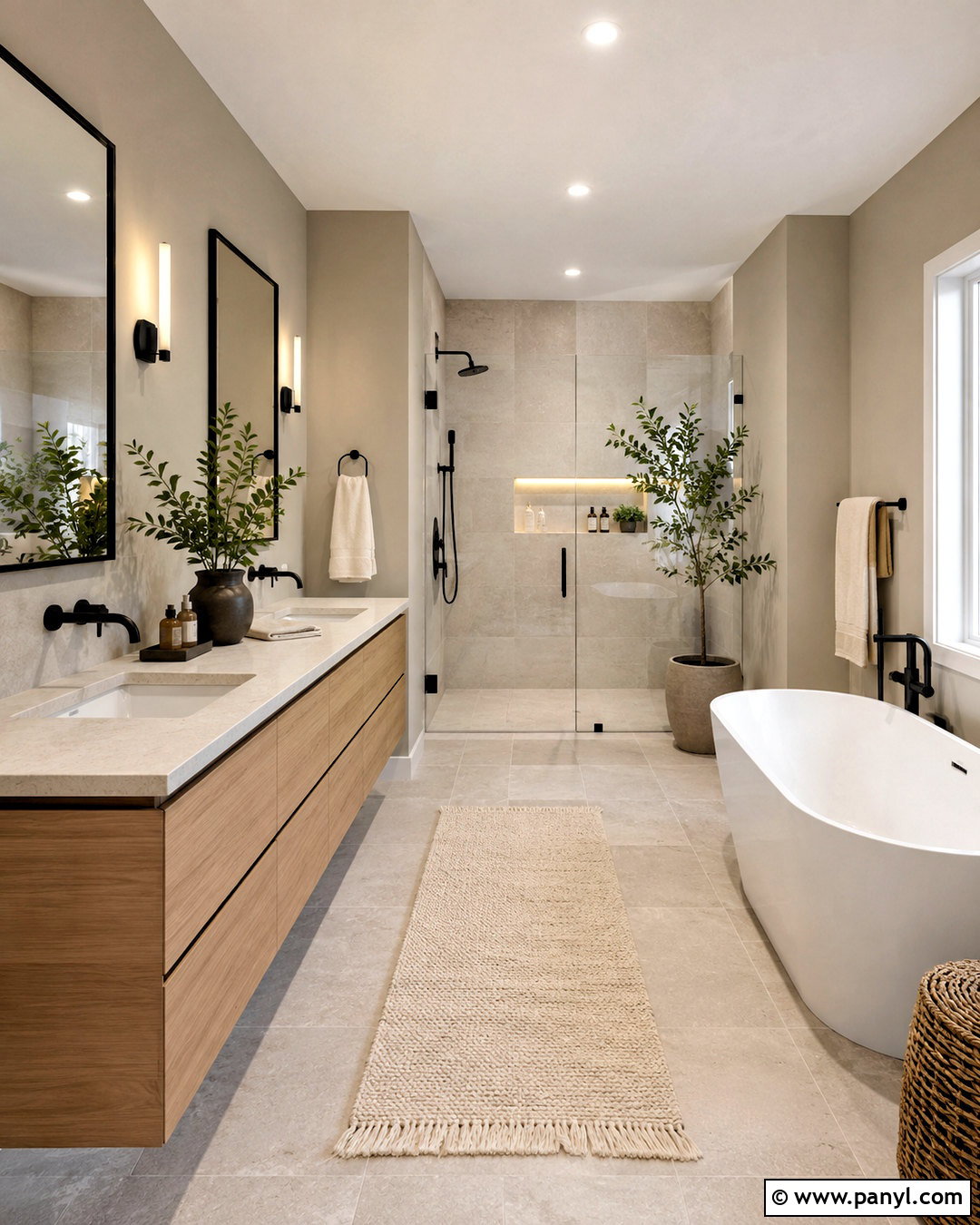 Soft Greige Master Bath - 20 master bath paint colors