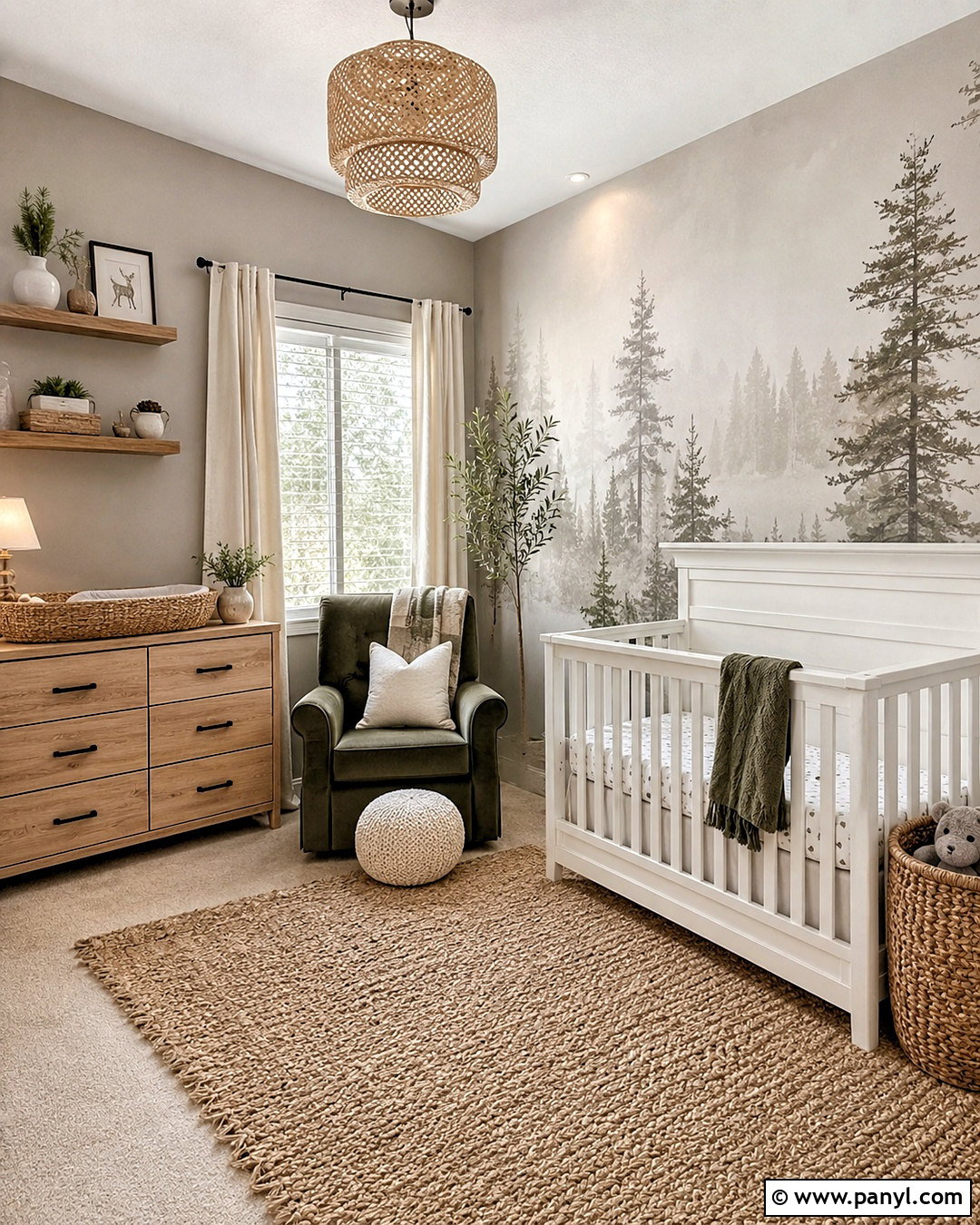 Soft Greige Nursery Walls - 20 Woodland Nursery Wall Color Ideas