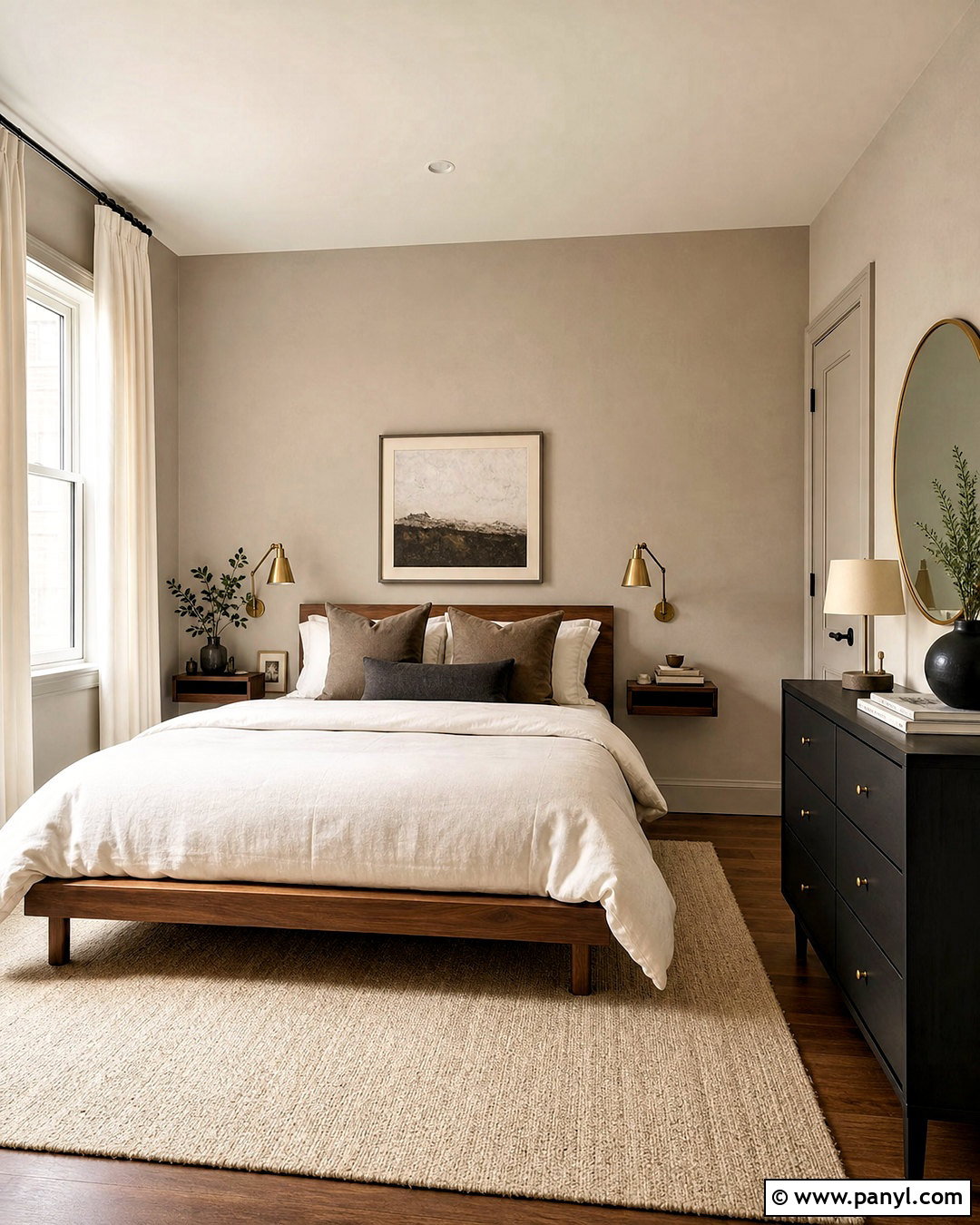 Soft Greige Small Bedroom - 20 small room color ideas bedrooms