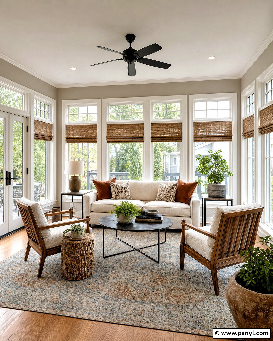 Soft Greige Sunroom Paint Color - 20 sunroom paint colors ideas