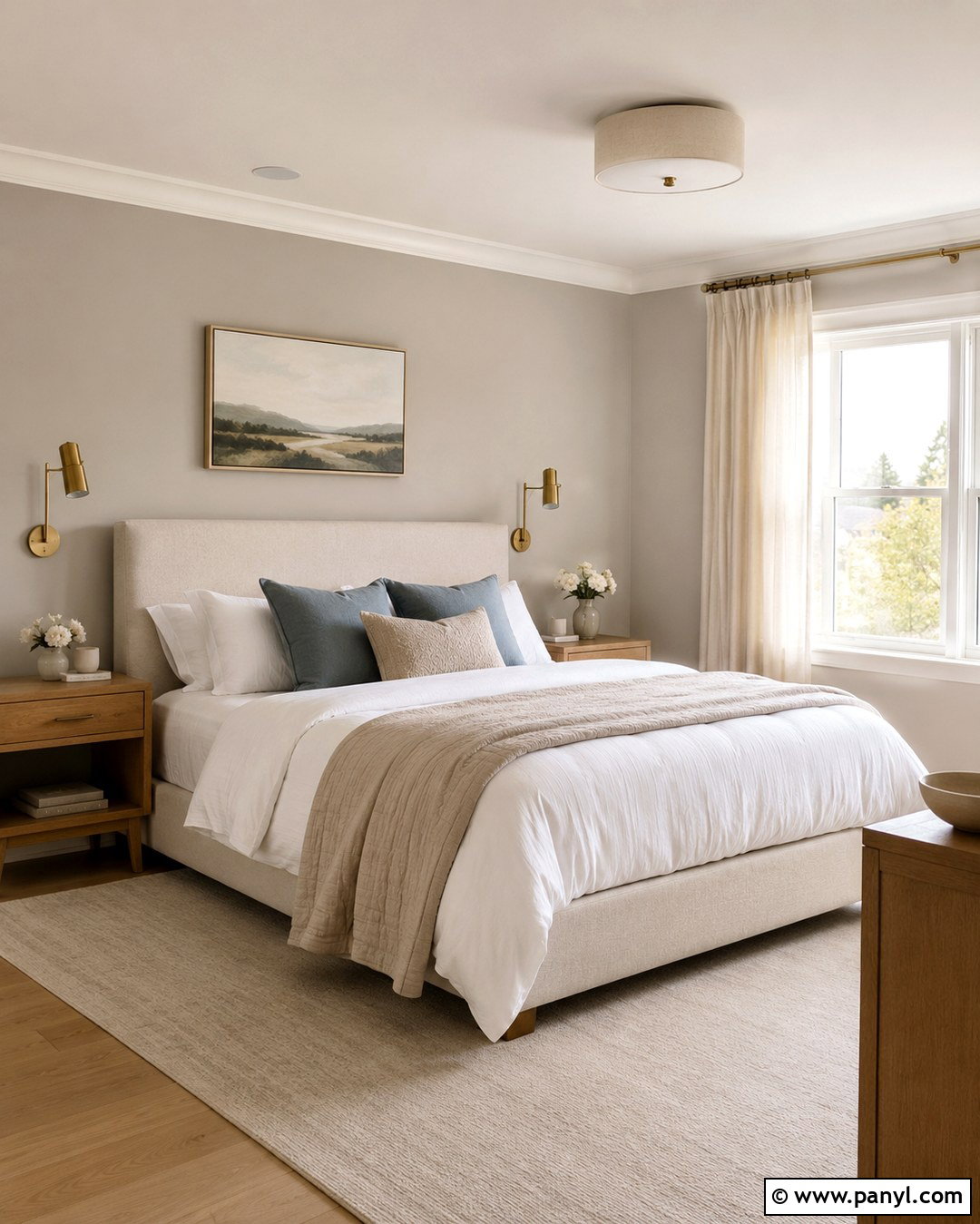 Soft Greige Wall Color - 20 Cozy Home Wall Colors