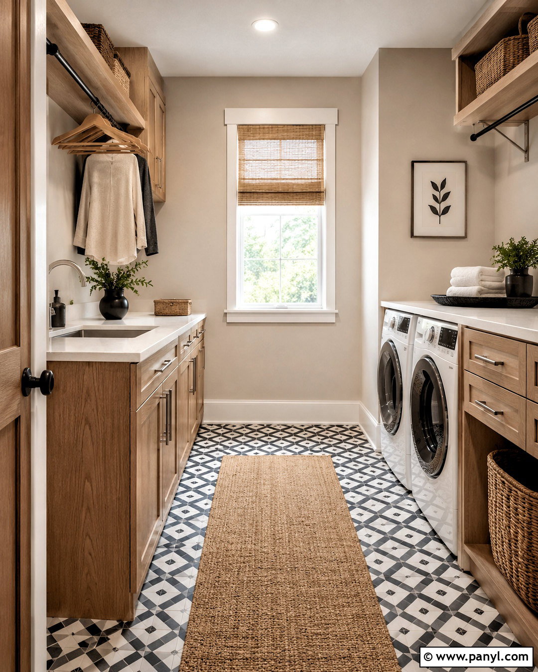 20 Wall Color With Black And White Tile Ideas: Balanced Picks