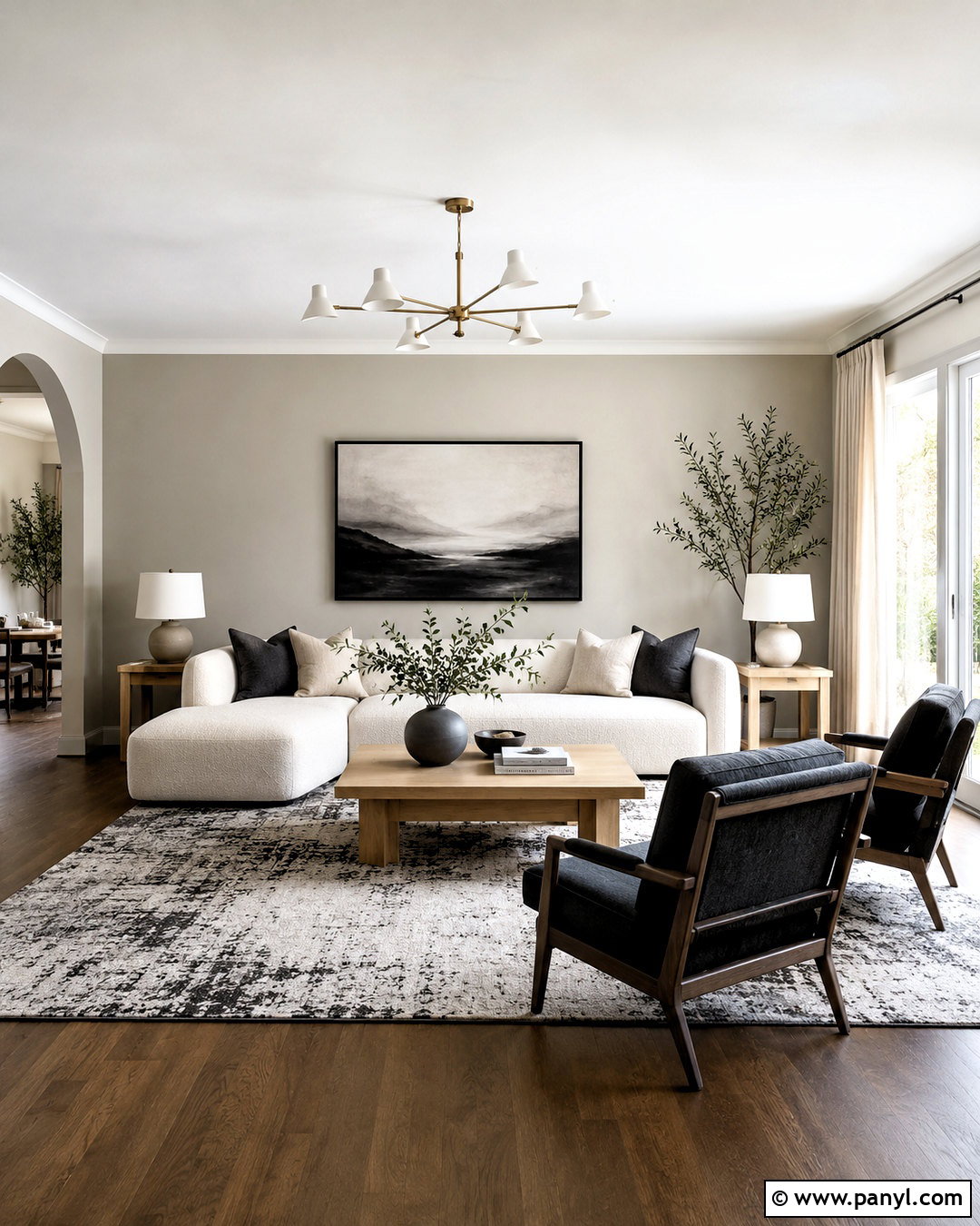 Soft Greige Walls - 20 Wall Colors To Match Dark Wood Floors