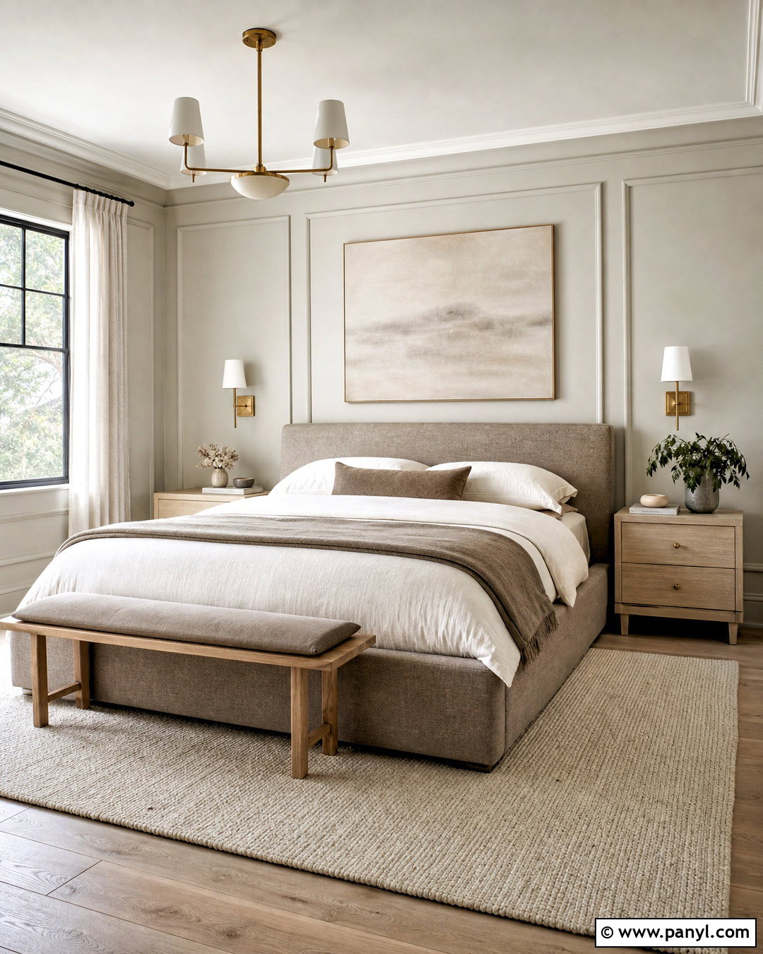 Soft Greige Walls And Trim - 20 monochromatic walls and trim ideas