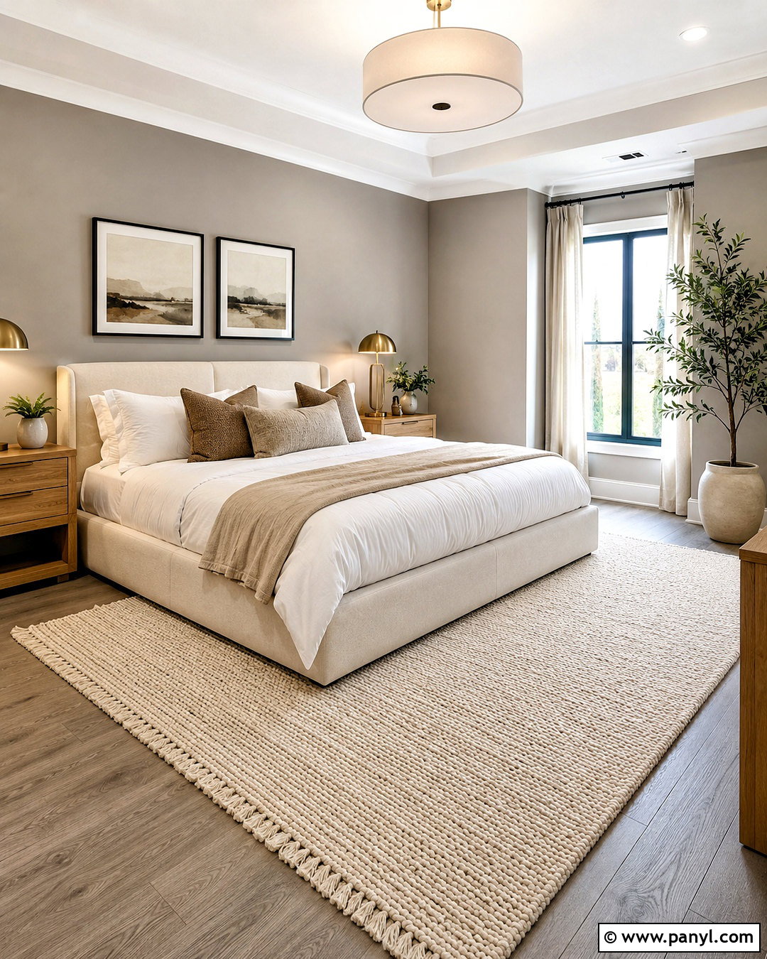 Soft Greige Walls With Gray Floors - 20 Wall Paint With Gray Floors