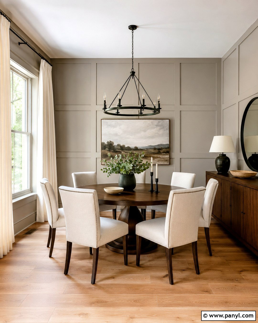 Soft Greige Wood Panels - 20 Wood Panel Colors