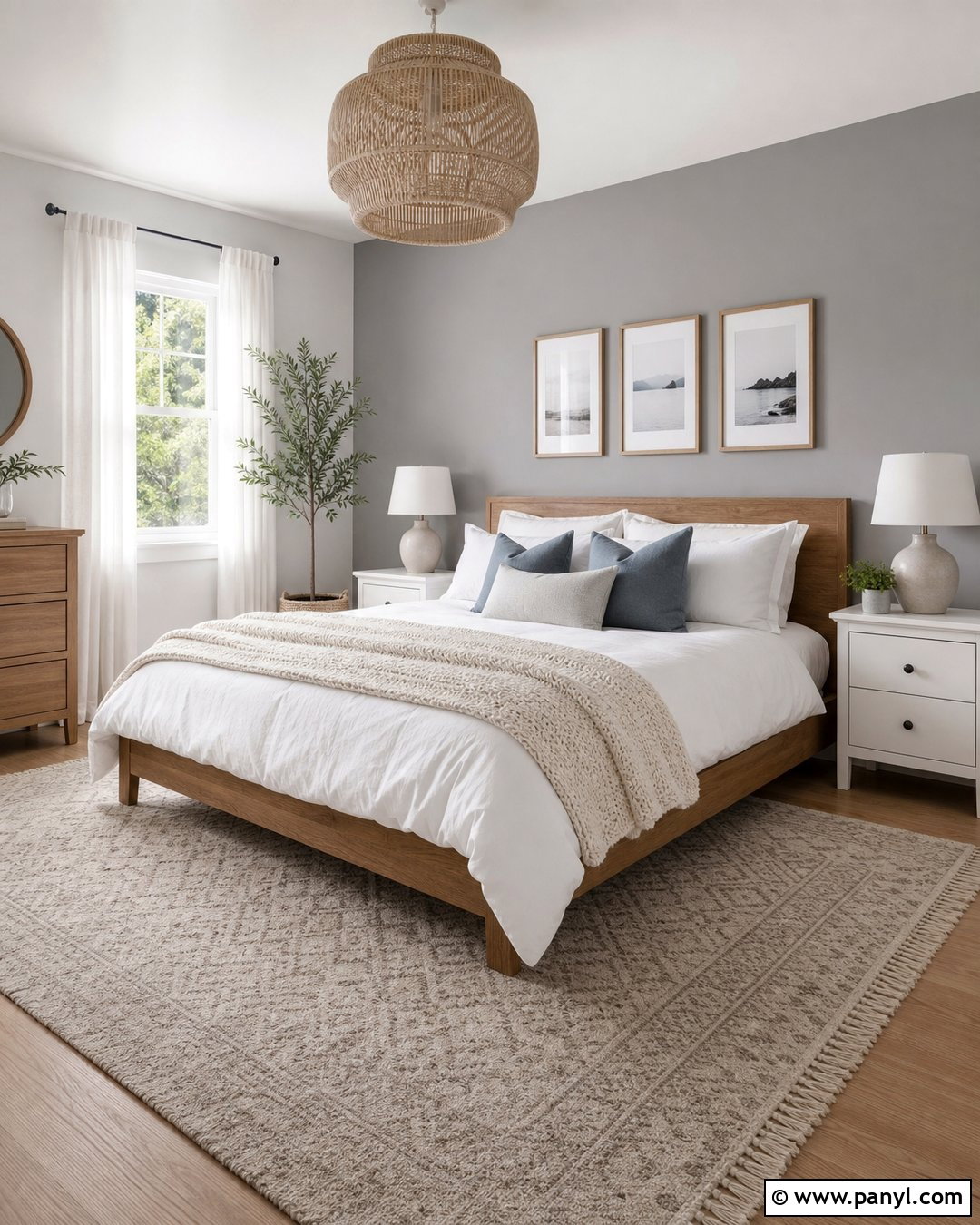 Soft Grey Bedroom Accent Wall - 35 grey accent wall ideas