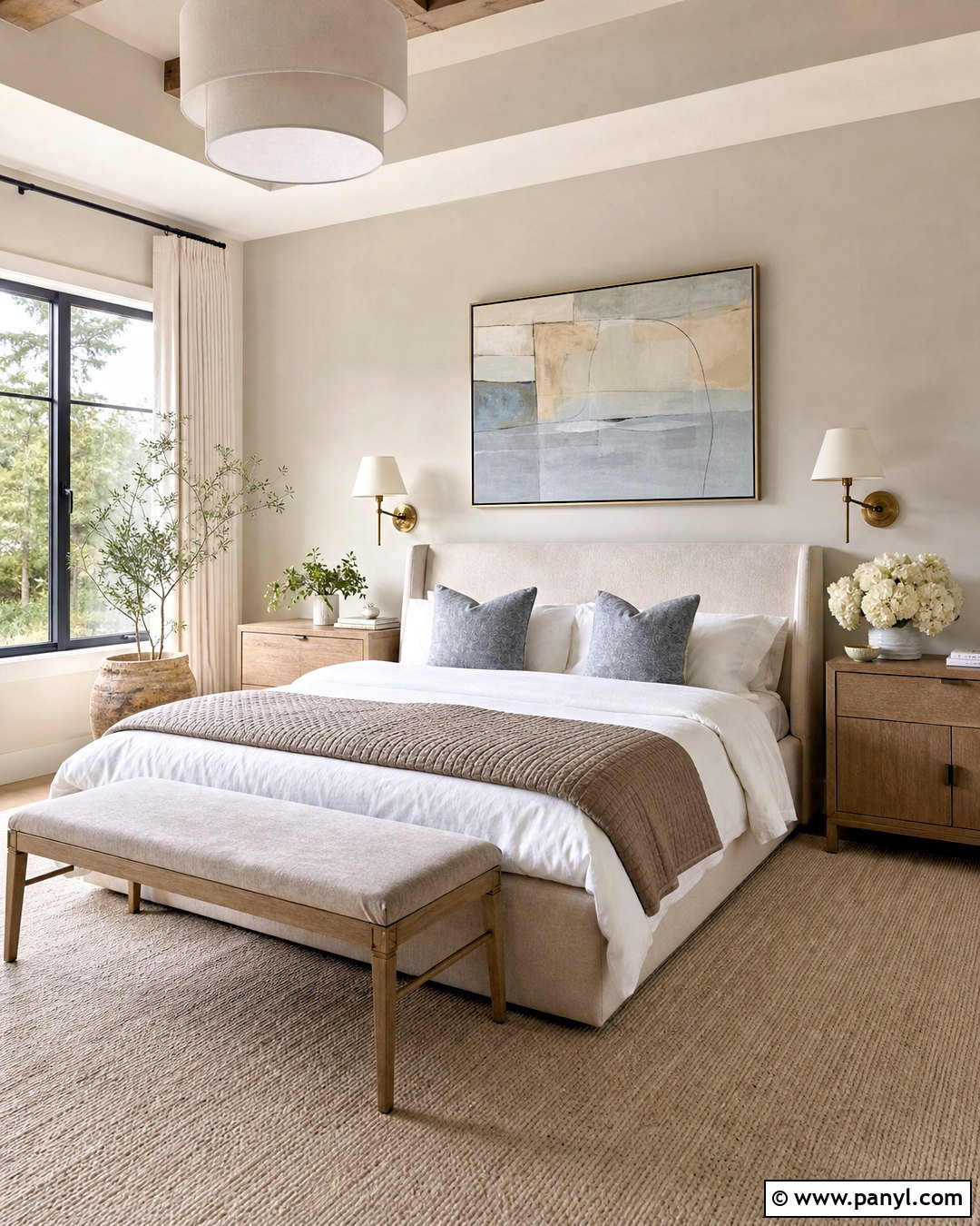 Soft Grey Wall Bedroom - 20 grey wall design ideas