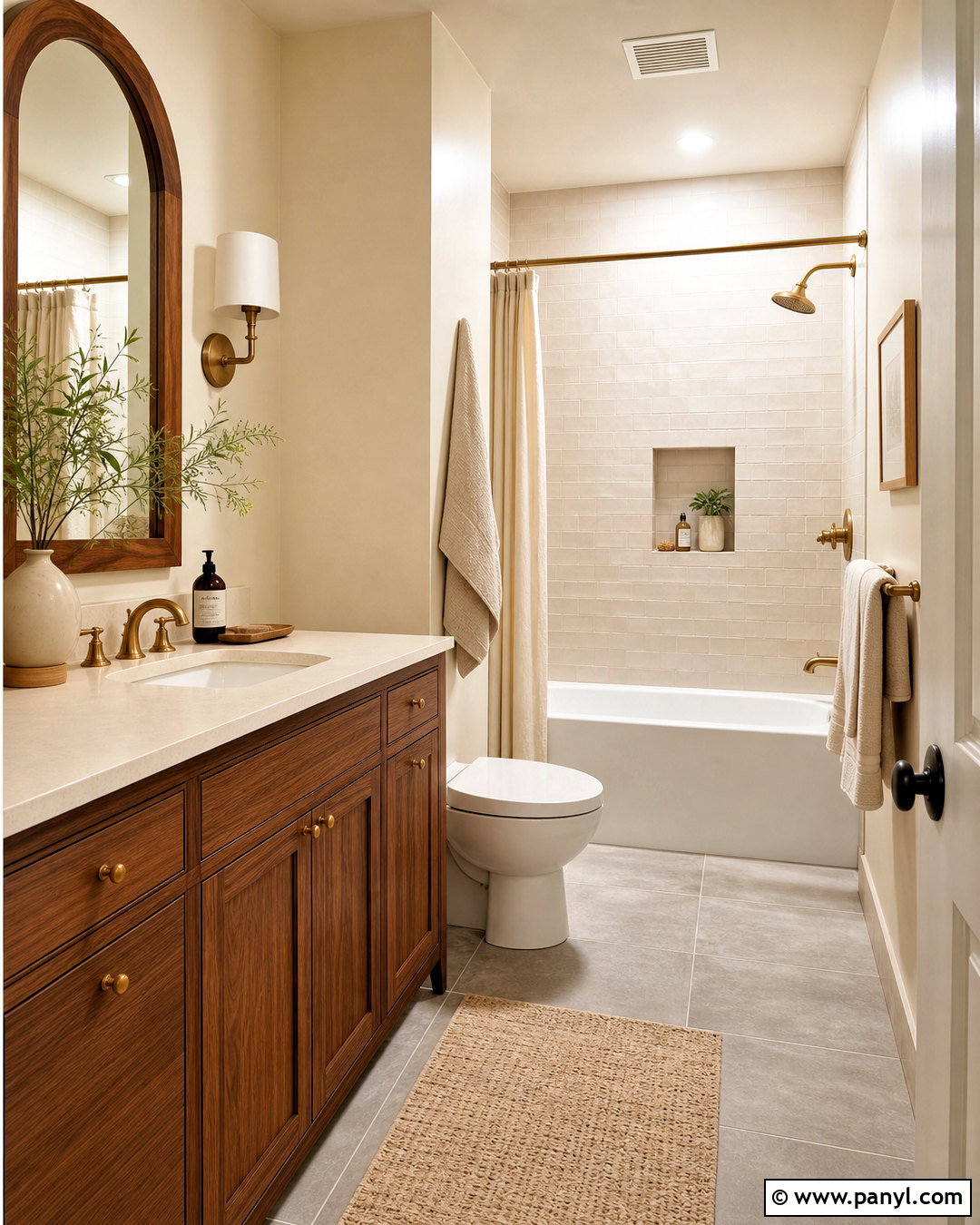 Soft Ivory Bathroom - 20 trending bathroom colors