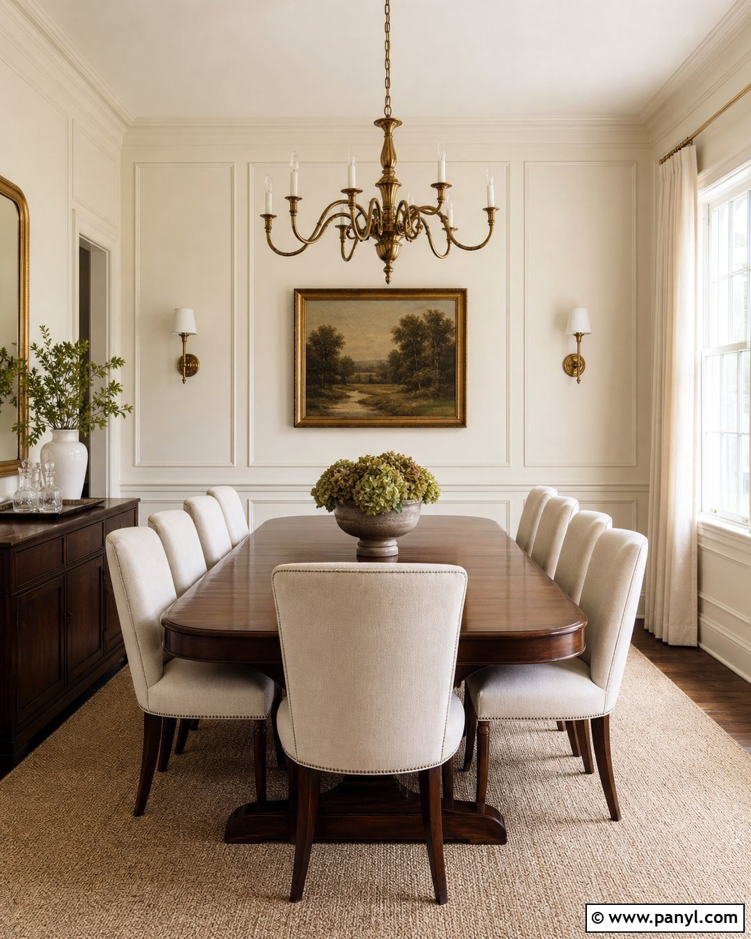 Soft Ivory Dining Room - 20 Best Off White Wall Color Ideas