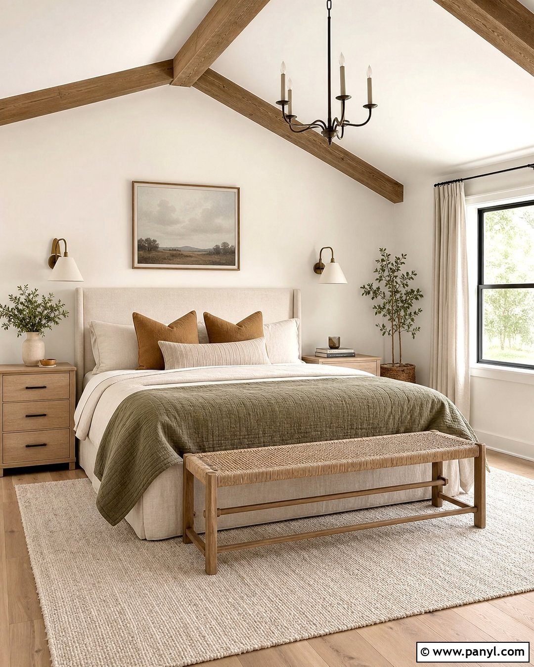Soft Ivory Farmhouse Walls - 35 Farmhouse Wall Colors