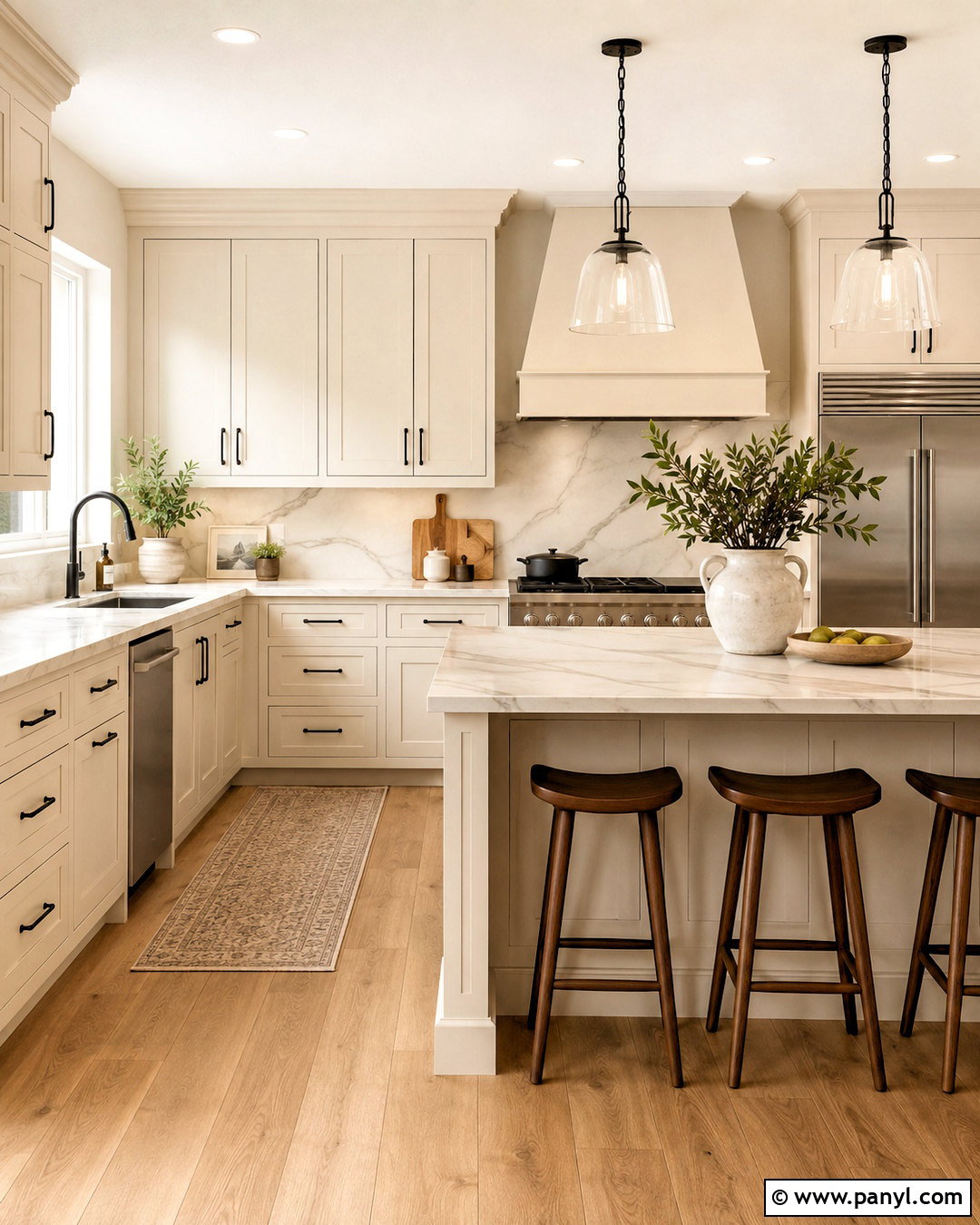 Soft Ivory Kitchen Cabinets - 20 neutral kitchen cabinet colors