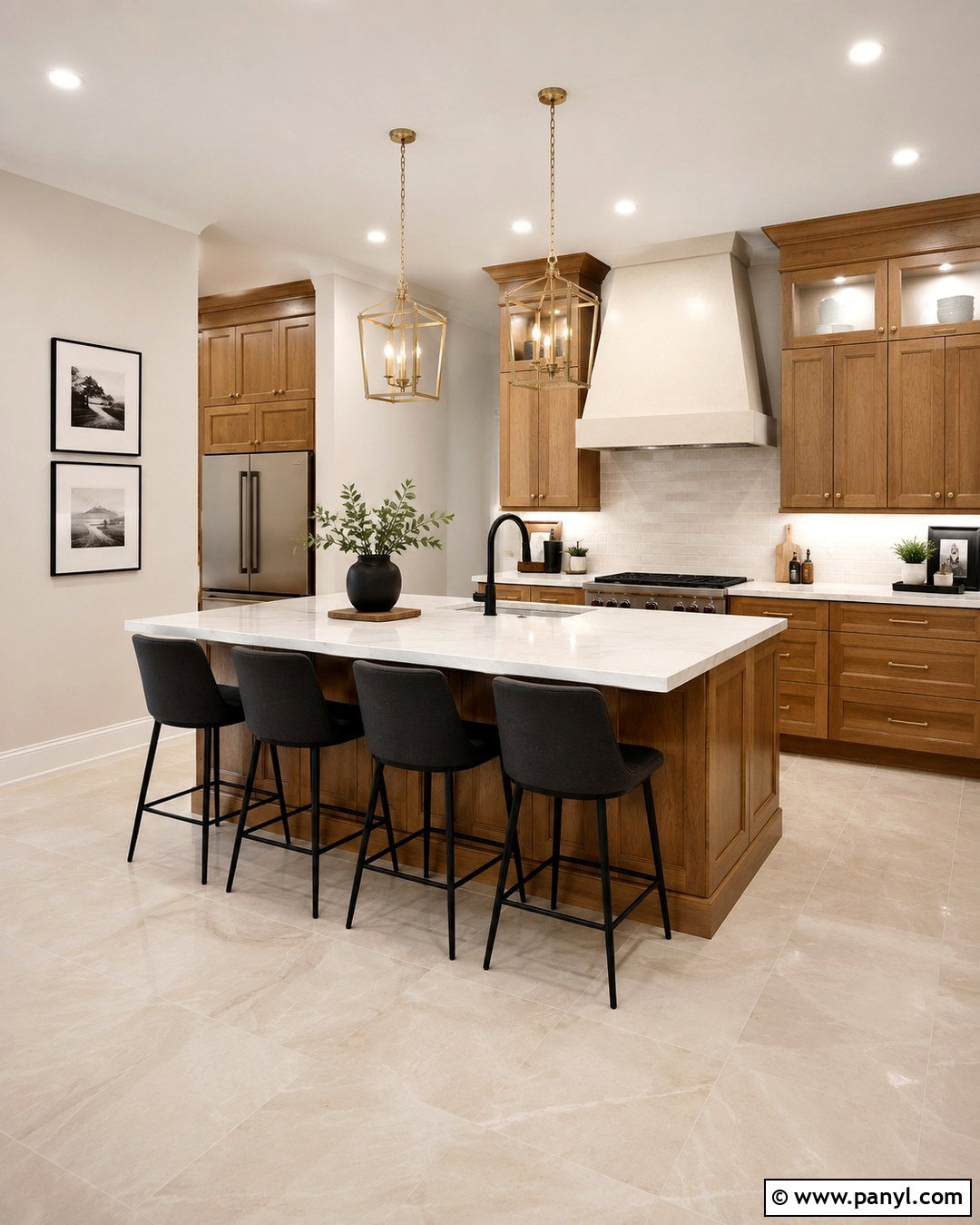 Soft Ivory Kitchen Walls - 20 Kitchen Wall Colours With Oak Cabinets