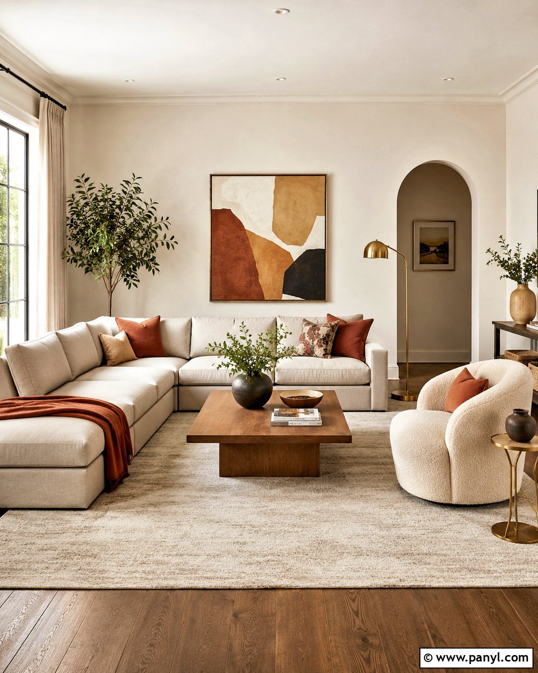 Soft Ivory Living Room Walls - 20 light wall colors for living room ideas