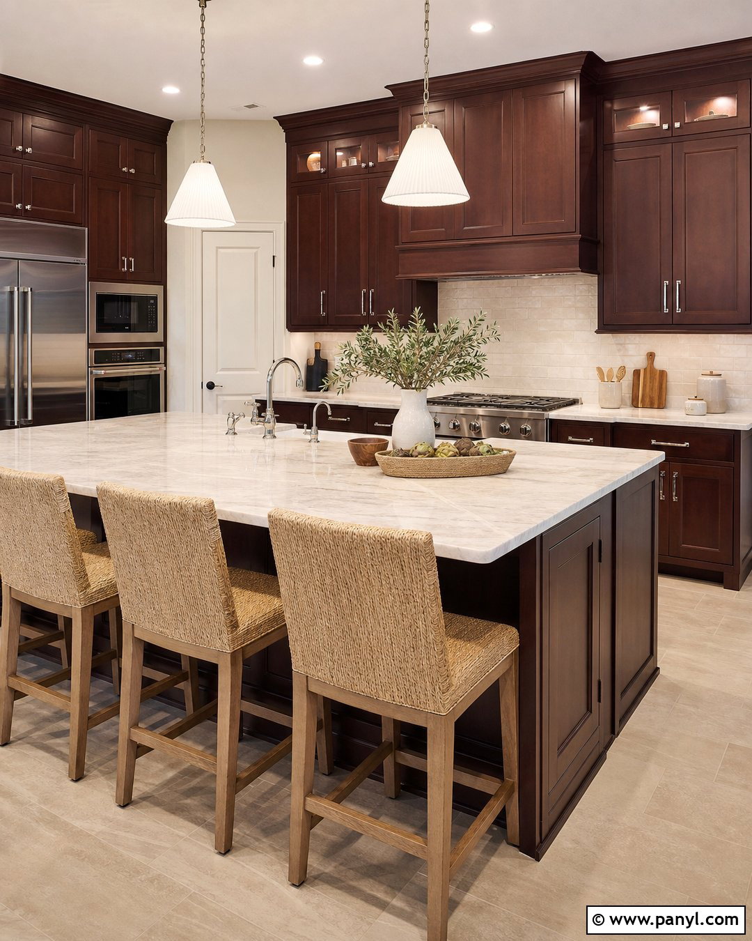 20 Dark Cherry Kitchen Cabinets Wall Color Ideas That Work