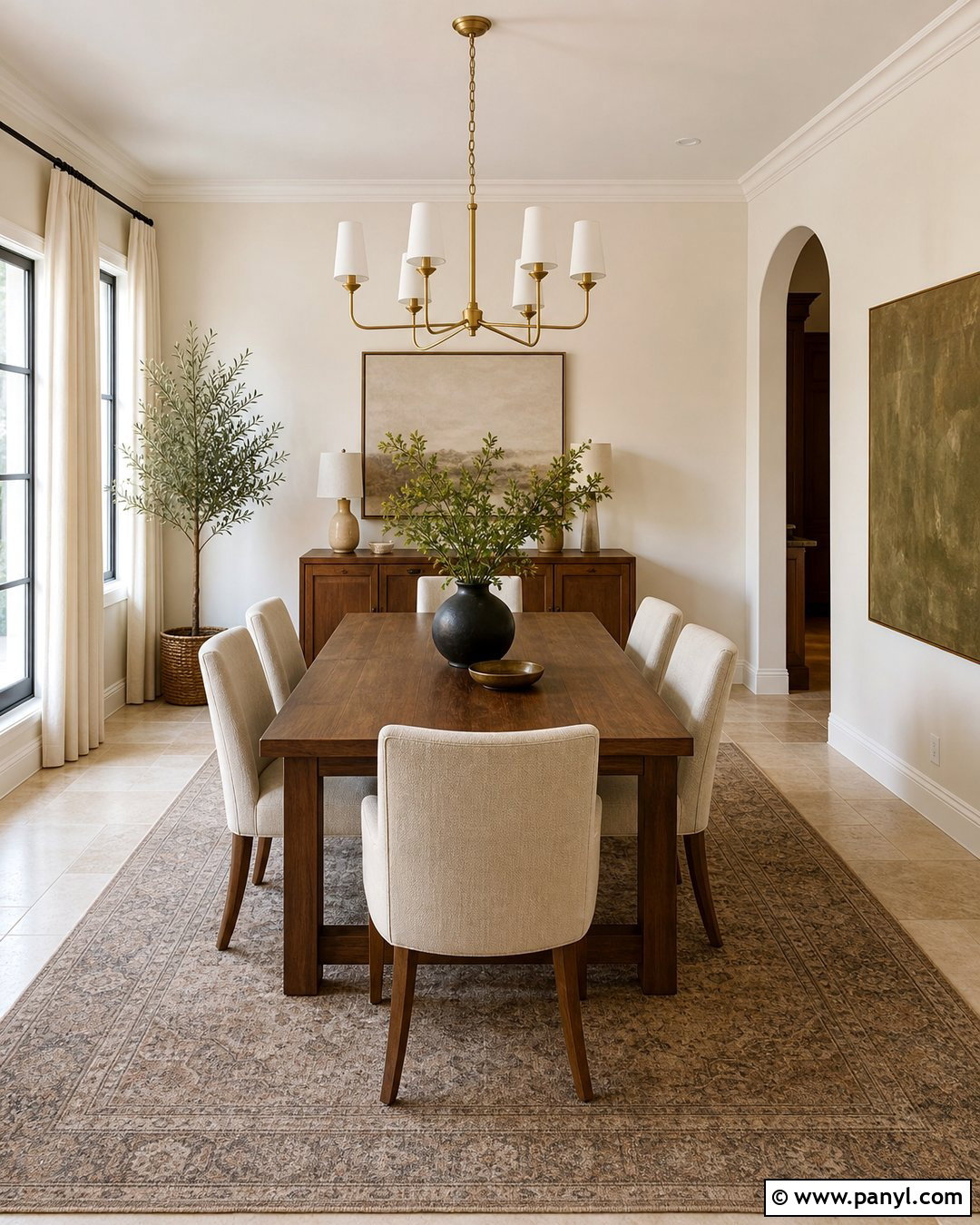 Soft Ivory Walls With Travertine Floors - 20 Best Wall Color For Travertine Floors