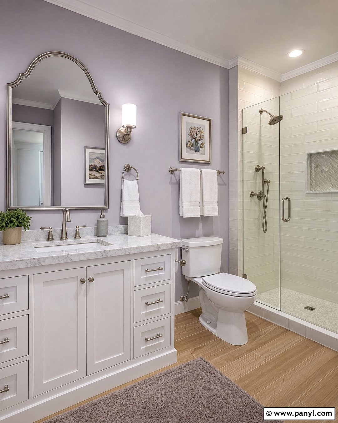 Soft Lavender Bathroom Walls - 20 Best Colors For Bathroom Walls