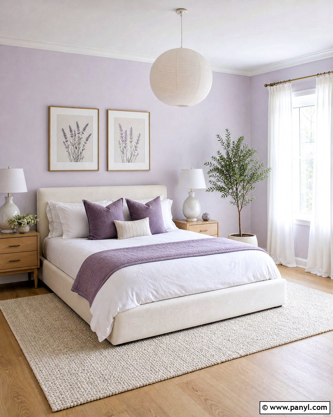 Soft Lavender Bedroom - 20 purple bedroom aesthetic ideas