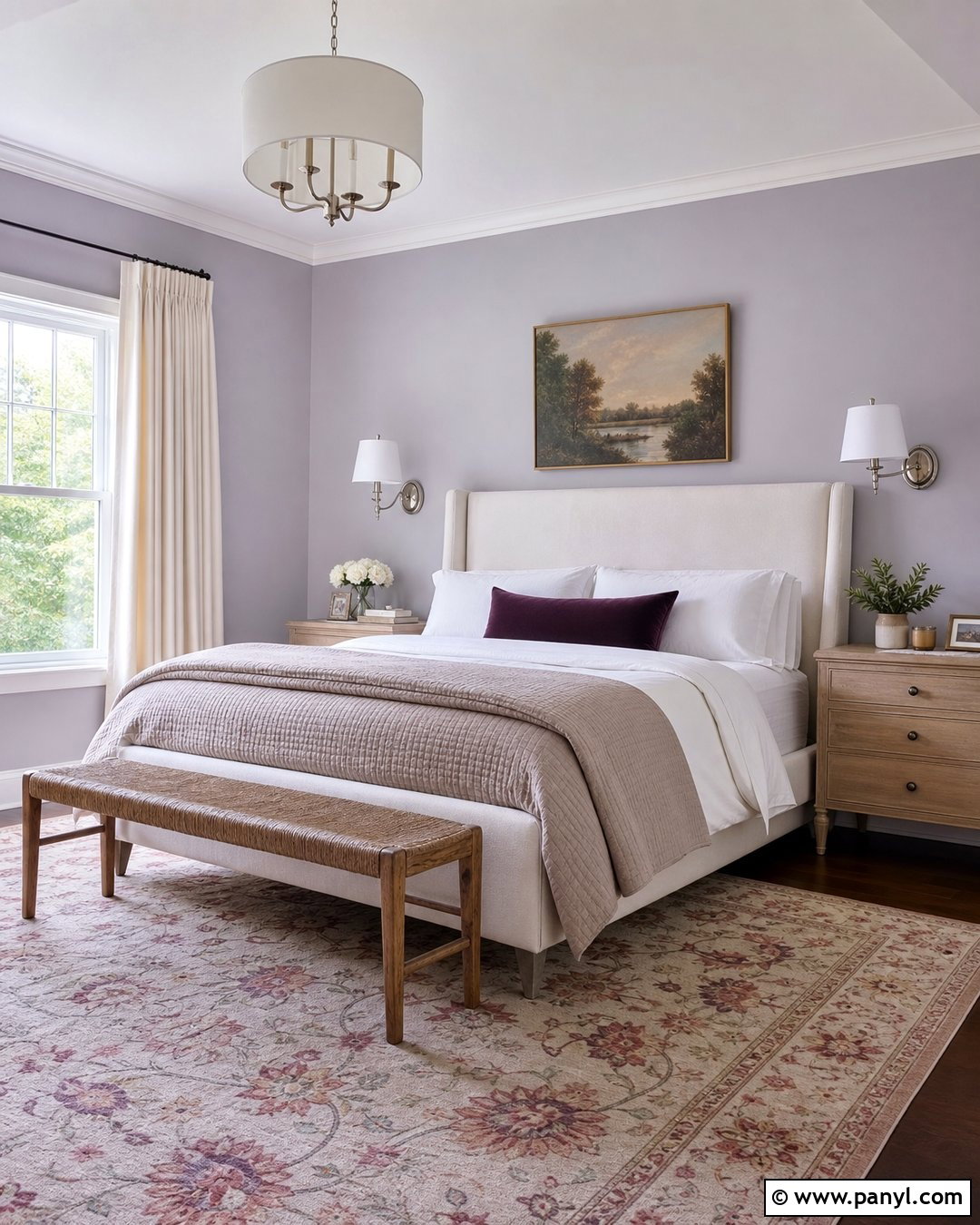 Soft Lavender Bedroom Walls - 25 Room Wall Paint Colors