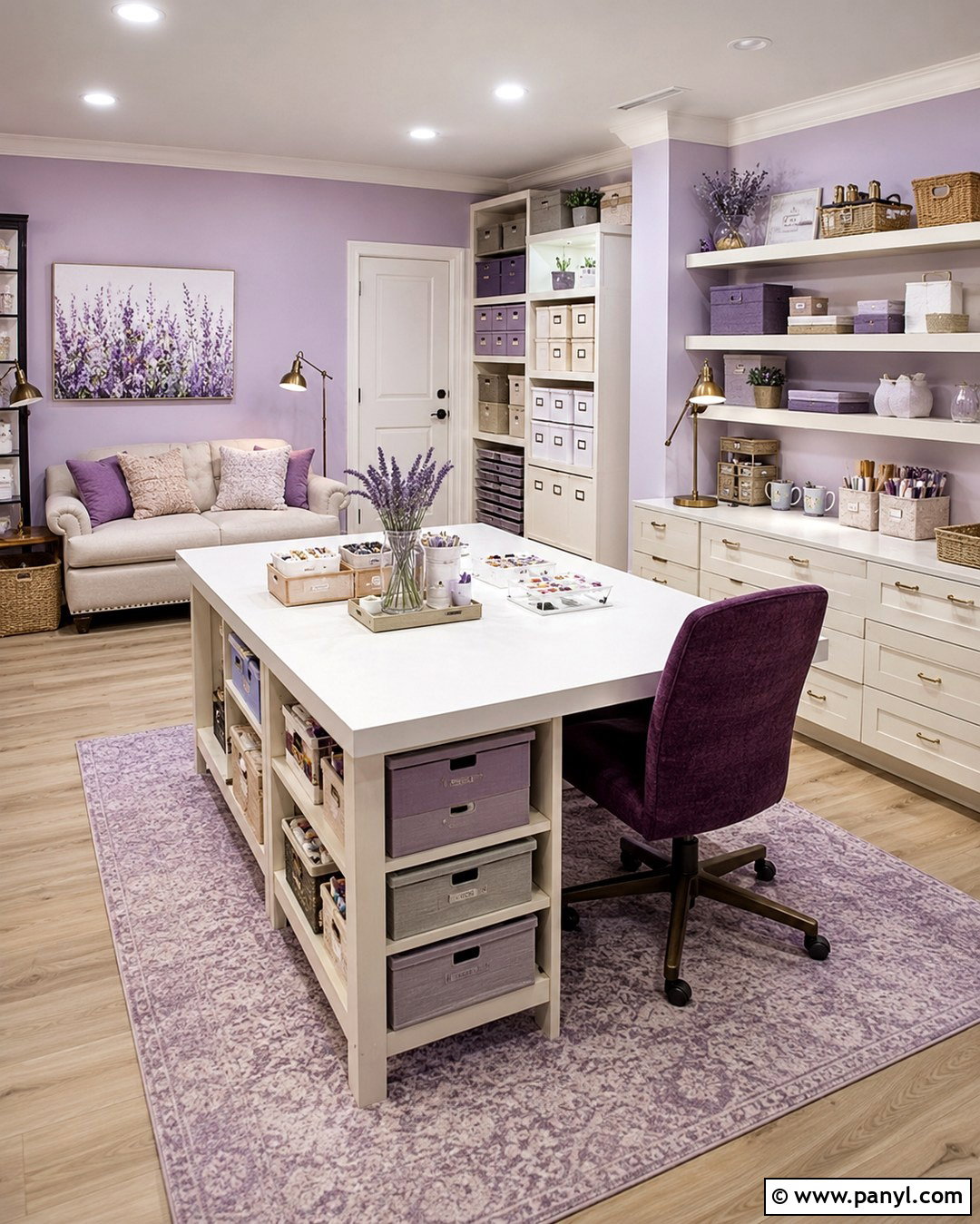 Soft Lavender Bonus Room Walls - 20 Bonus Room Wall Color Ideas