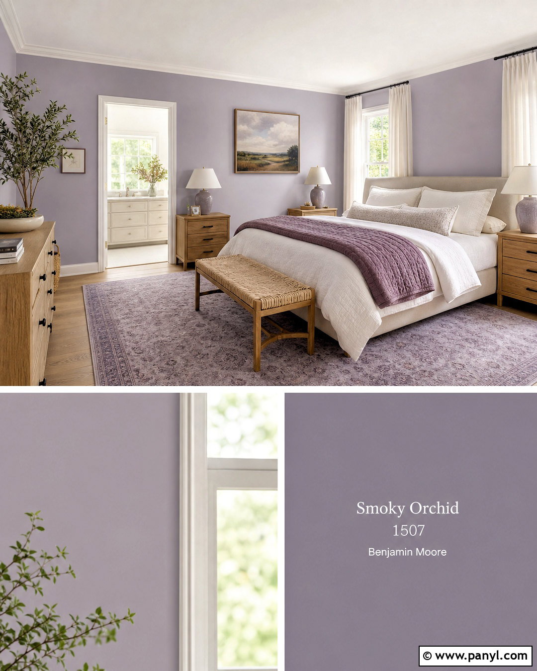 Soft Lavender Guest Room Paint Color - 20 room paint colour ideas