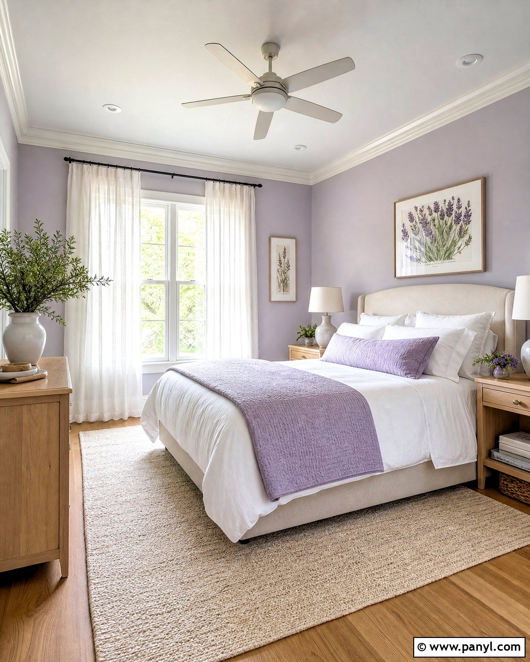 Soft Lavender Purple Bedroom - 20 purple paint colors bedroom ideas