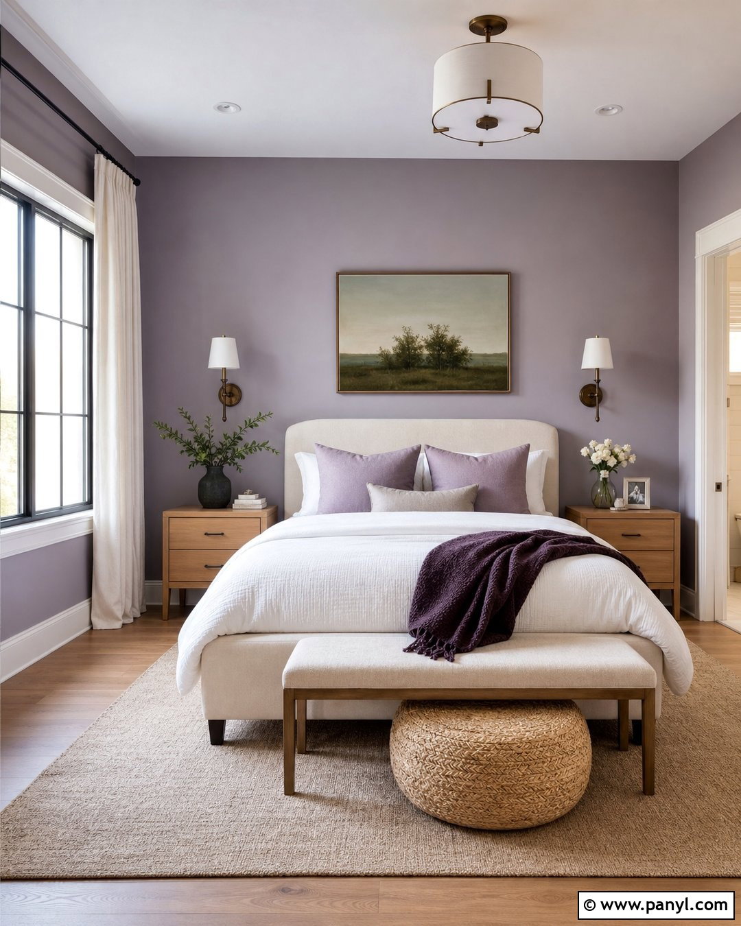 Soft Lavender Wall Color - 35 home wall color ideas