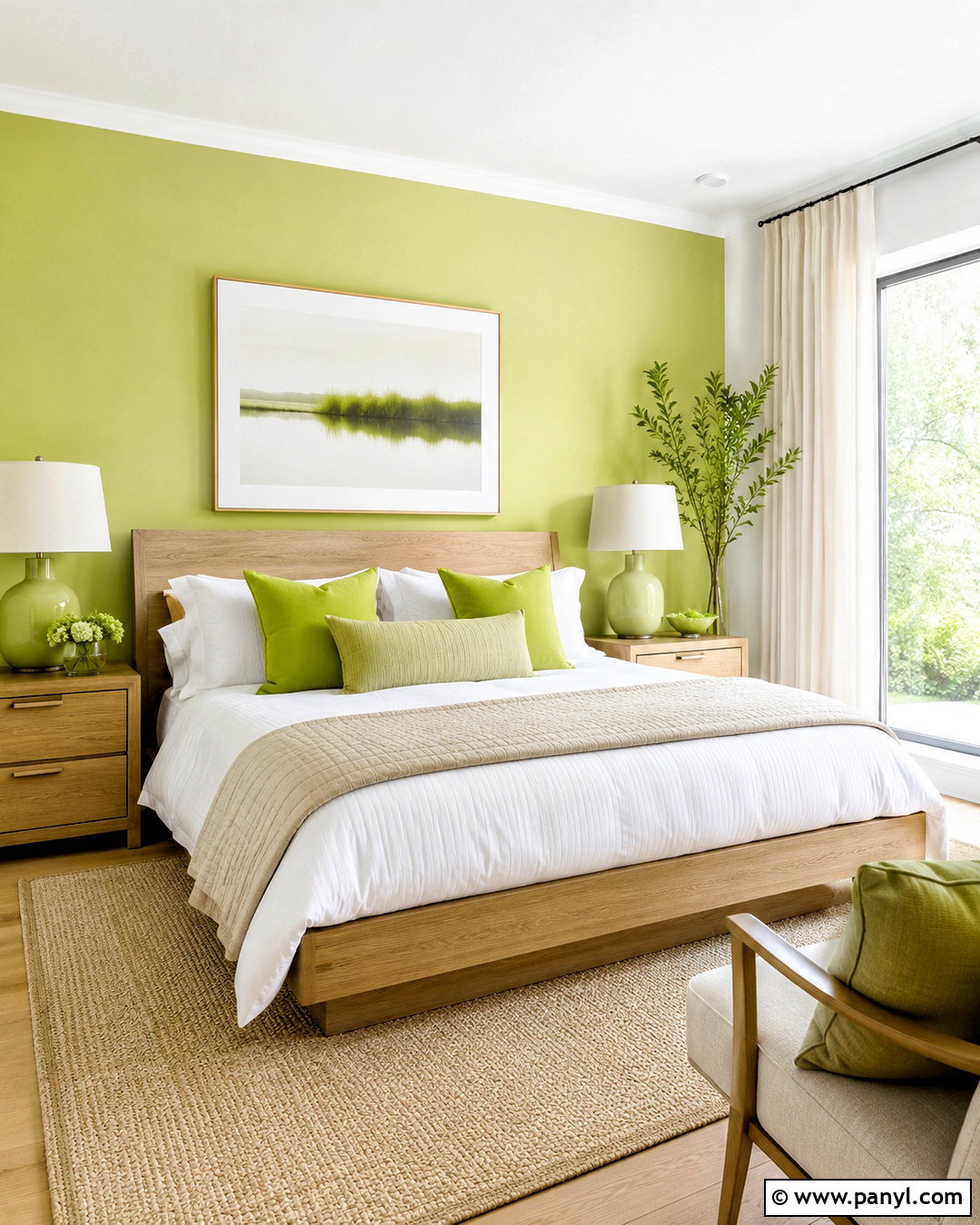 Soft Lime Green Bedroom - 20 lime green decor ideas