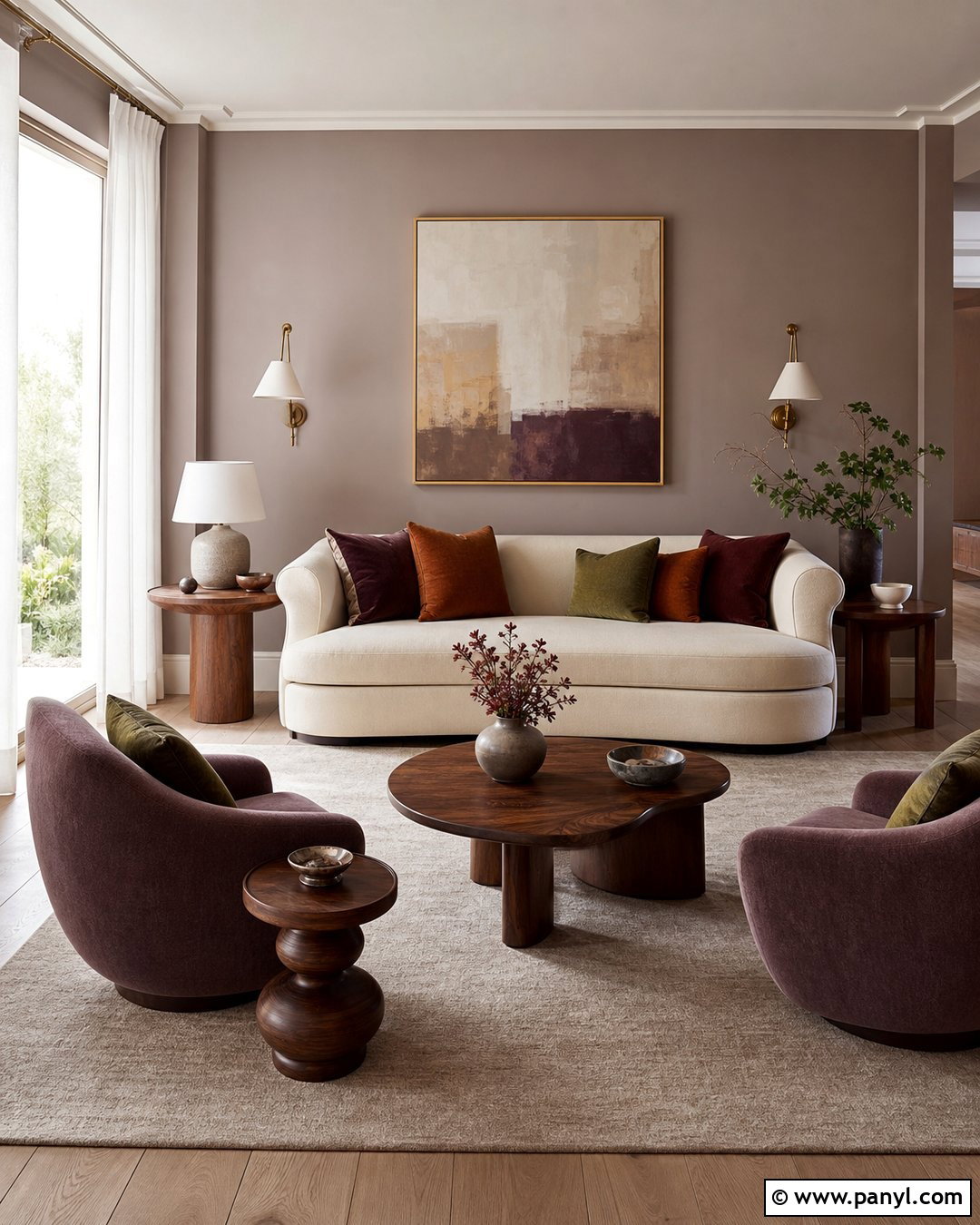 Soft Mauve Sitting Room Wall Color - 50 wall colour ideas