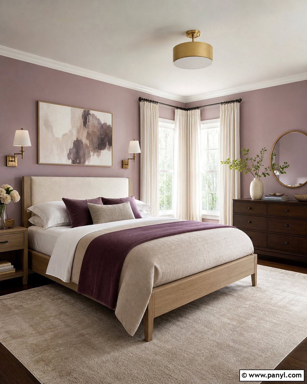 Soft Mauve Wall Color - 35 Best Wall Colors