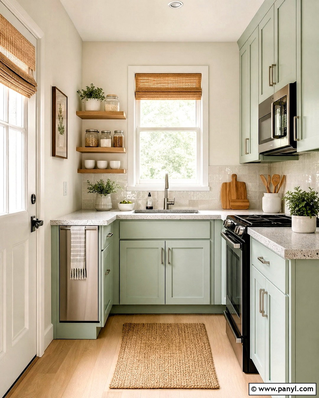 Soft Mint Green Small Kitchen - 20 small kitchen paint colors