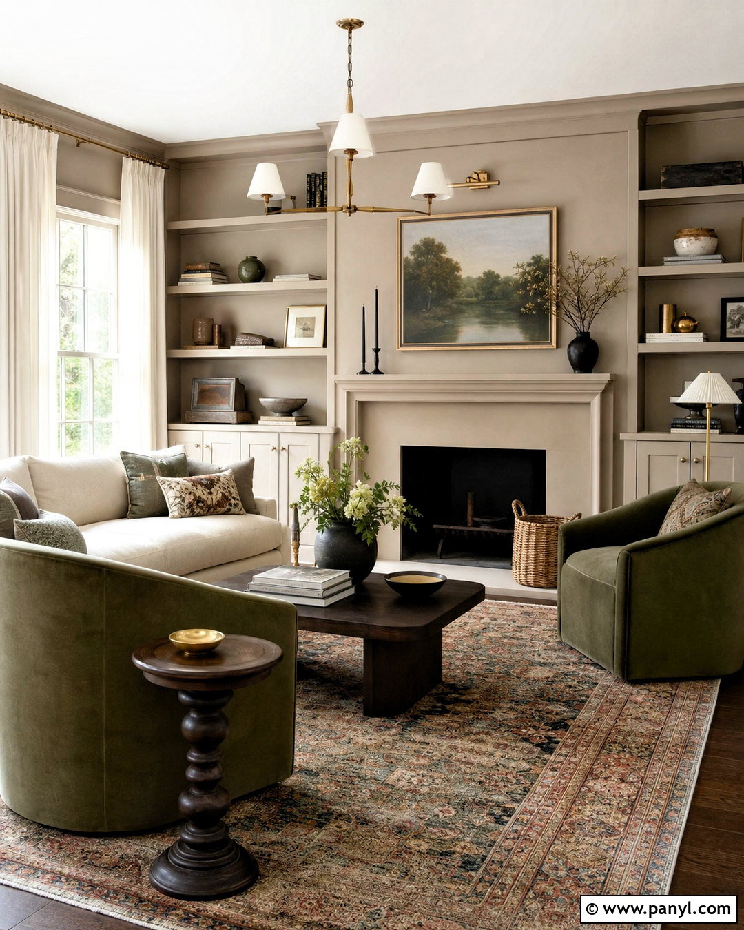 Soft Mushroom Living Room Paint - 20 light paint colors for living room ideas