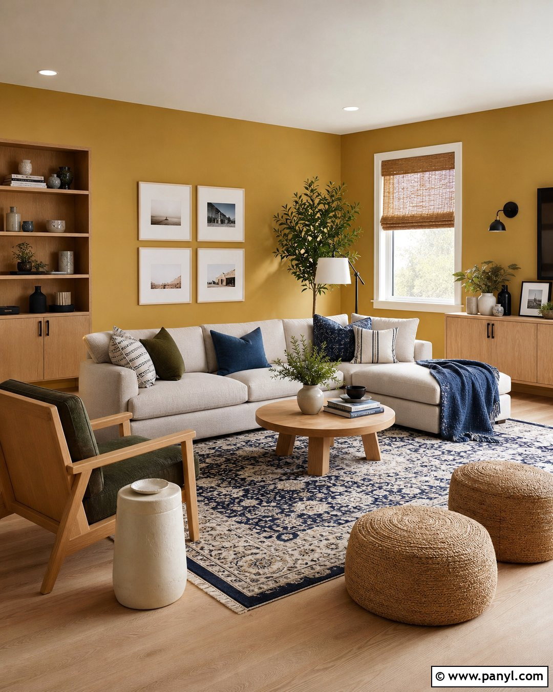 Soft Mustard Wall Color - 35 Cozy Wall Colors