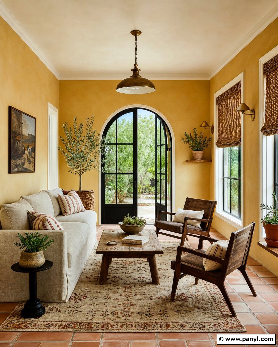 Soft Ochre Sunroom Walls - 30 sunroom wall colors