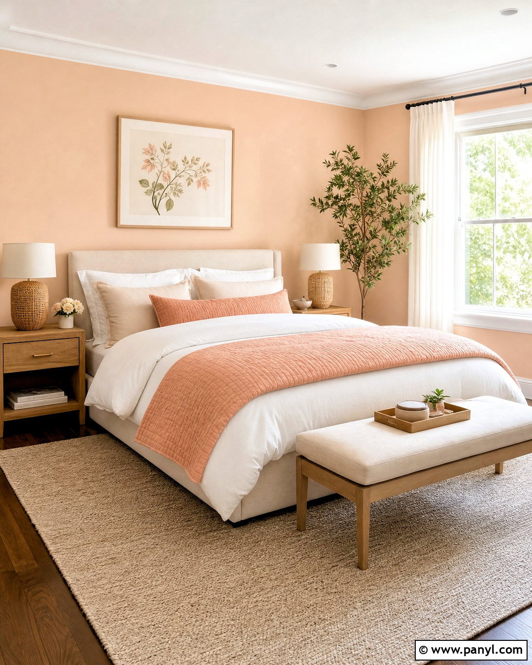 20 Peach Color Bedroom Ideas for a Warm, Restful Retreat