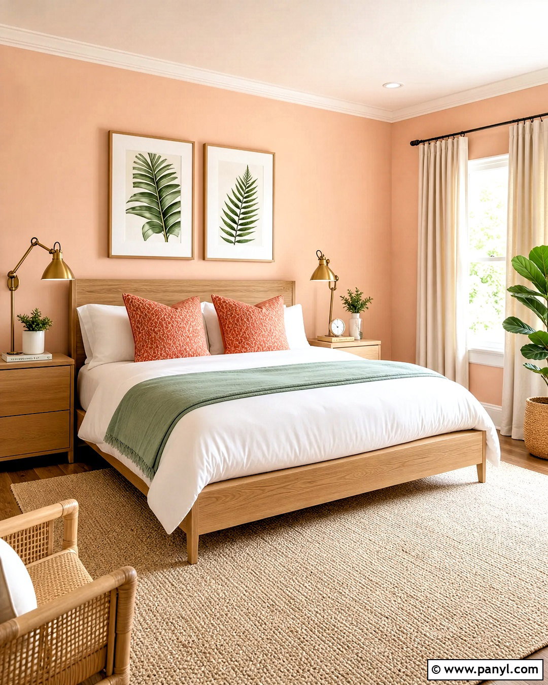 Soft Peach Bedroom - 20 room color ideas bedroom paint design ideas