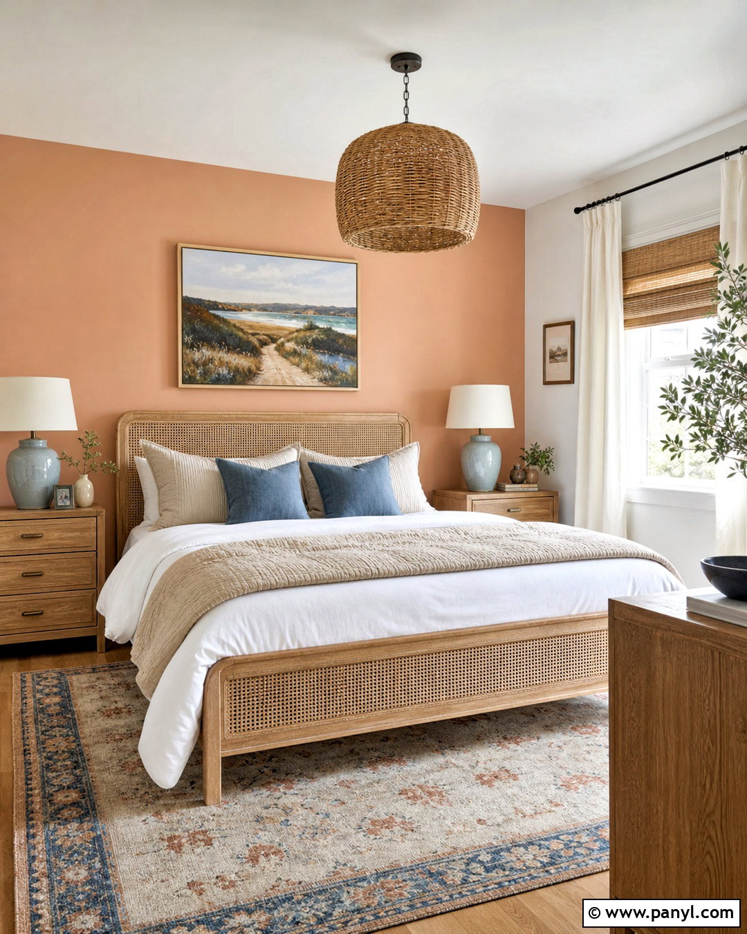 Soft Peach Bedroom Accent Wall - 20 accent wall colors bedroom ideas