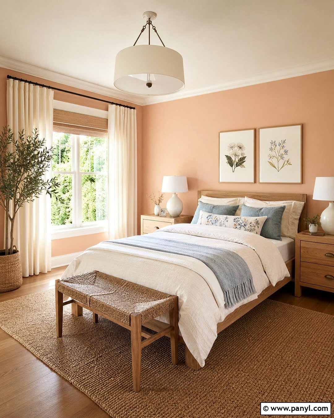 Soft Peach Bedroom Walls - 30 room wall color ideas bedrooms