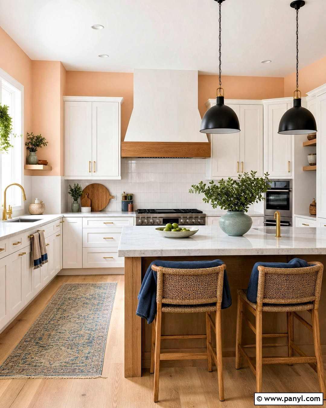 Soft Peach Kitchen Walls - 20 kitchen paint color ideas for walls