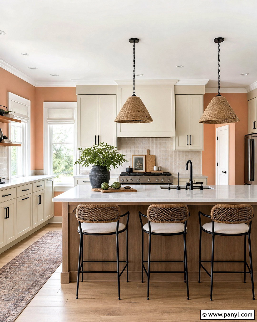 Soft Peach Kitchen Walls - 20 kitchen wall paint colors