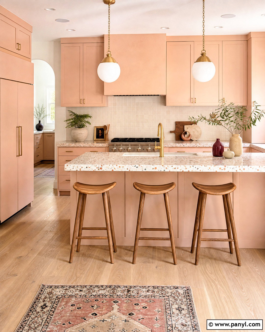 Soft Peach Kitchen - 20 warm kitchen colors