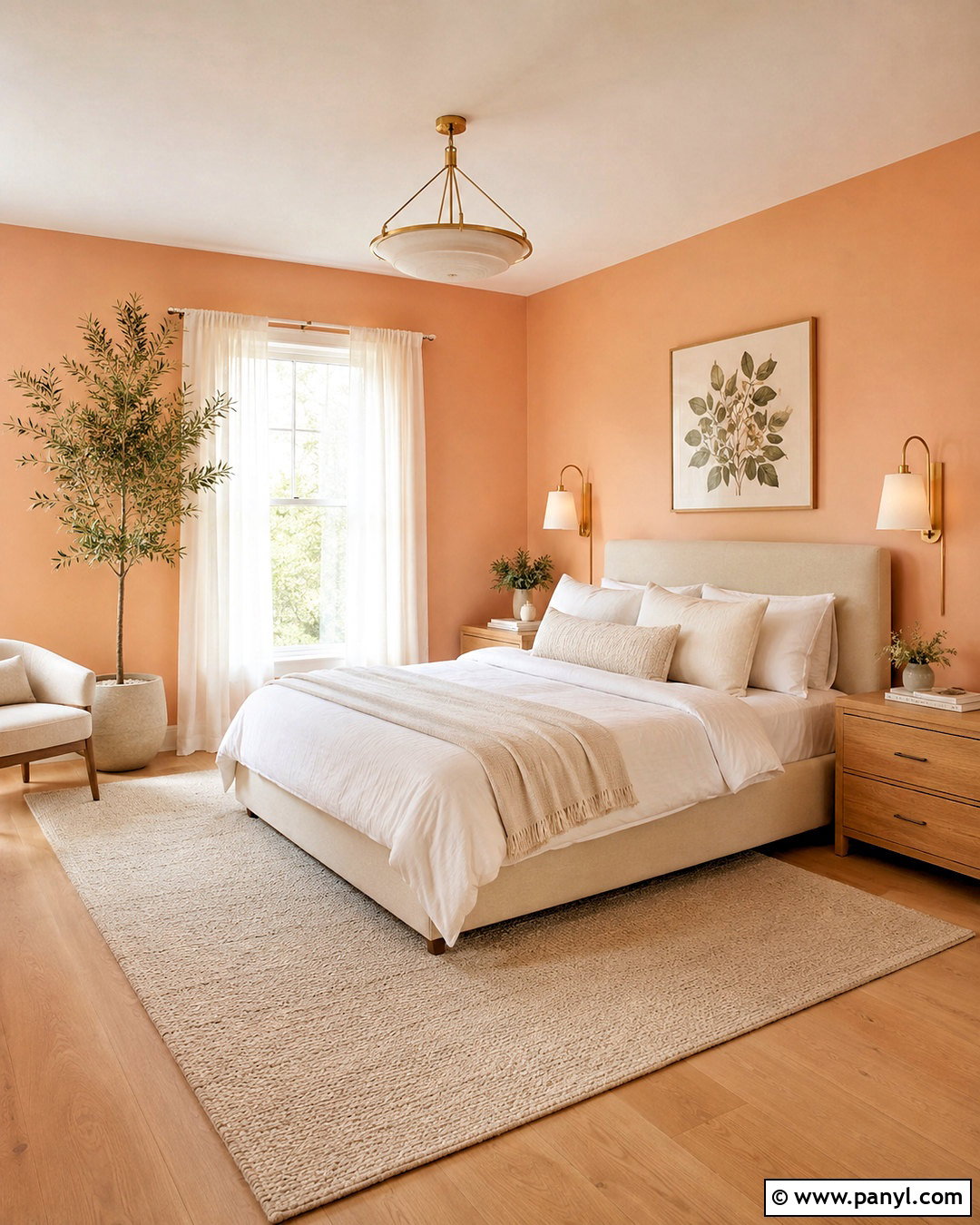 20 Light Orange Bedroom Ideas for a Cozy, Sunny Retreat