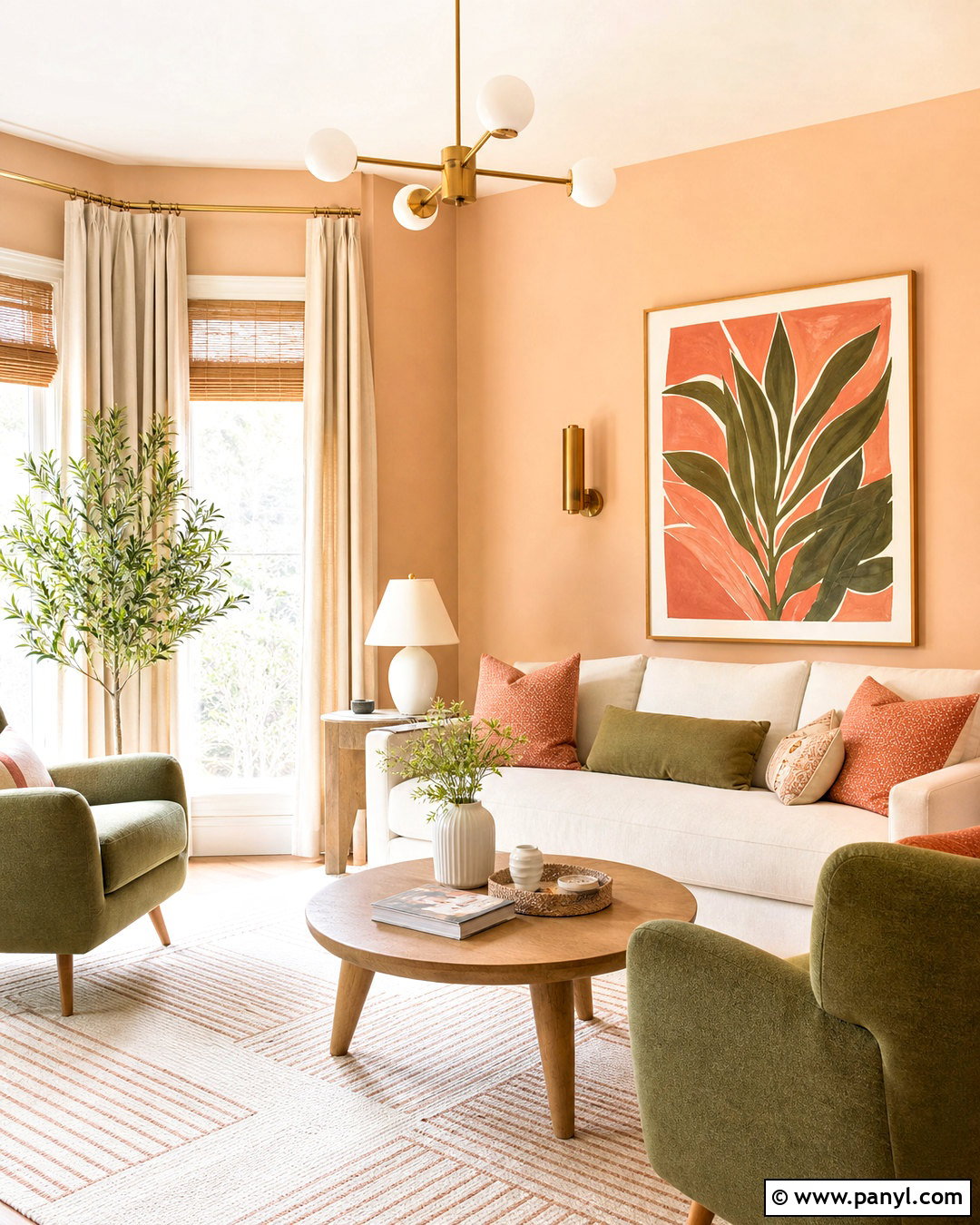 Soft Peach Living Room Walls - 20 living room walls paint colors