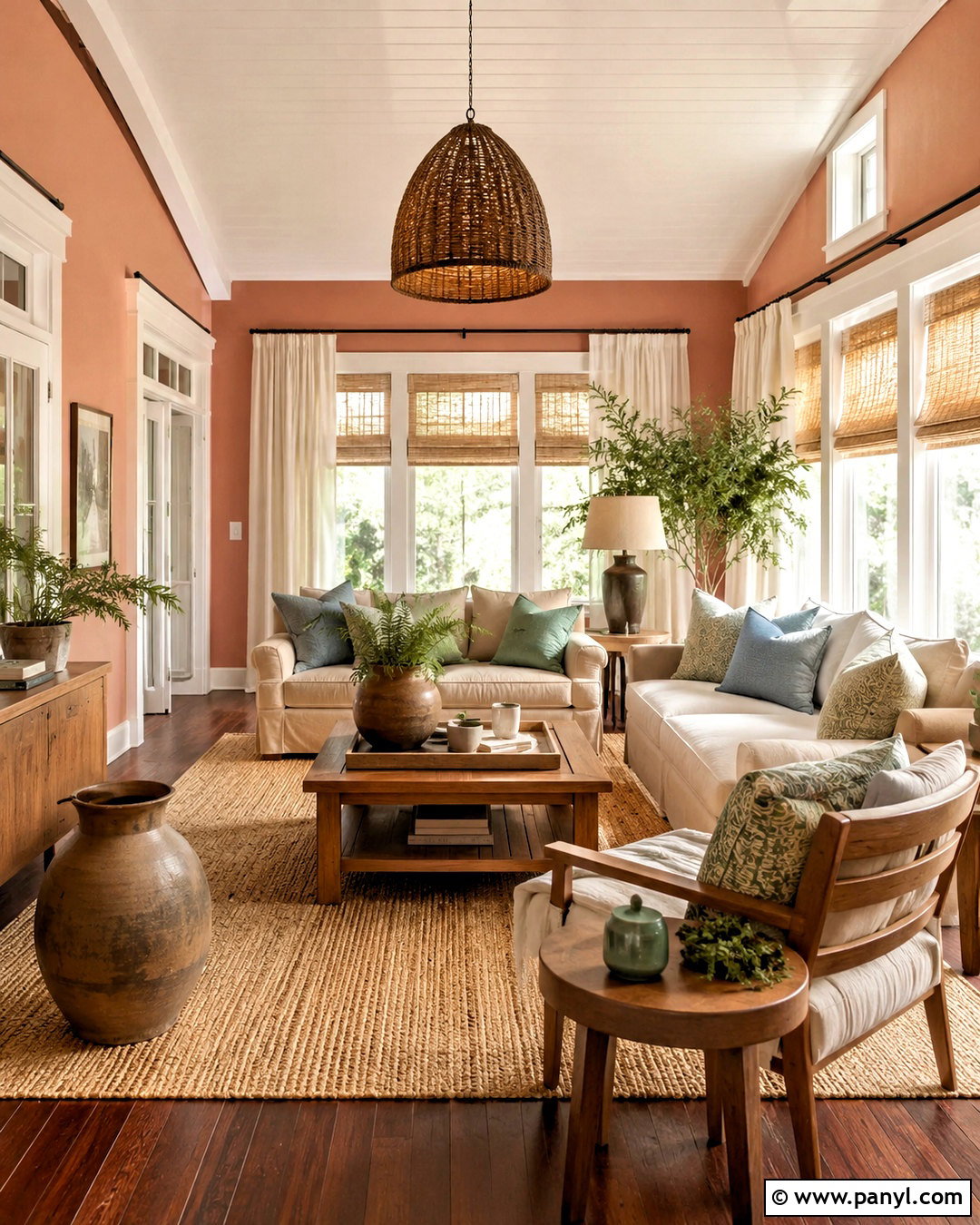 Soft Peach Walls With Dark Wood Floors - 20 What Color Walls Go With Dark Wood Floors