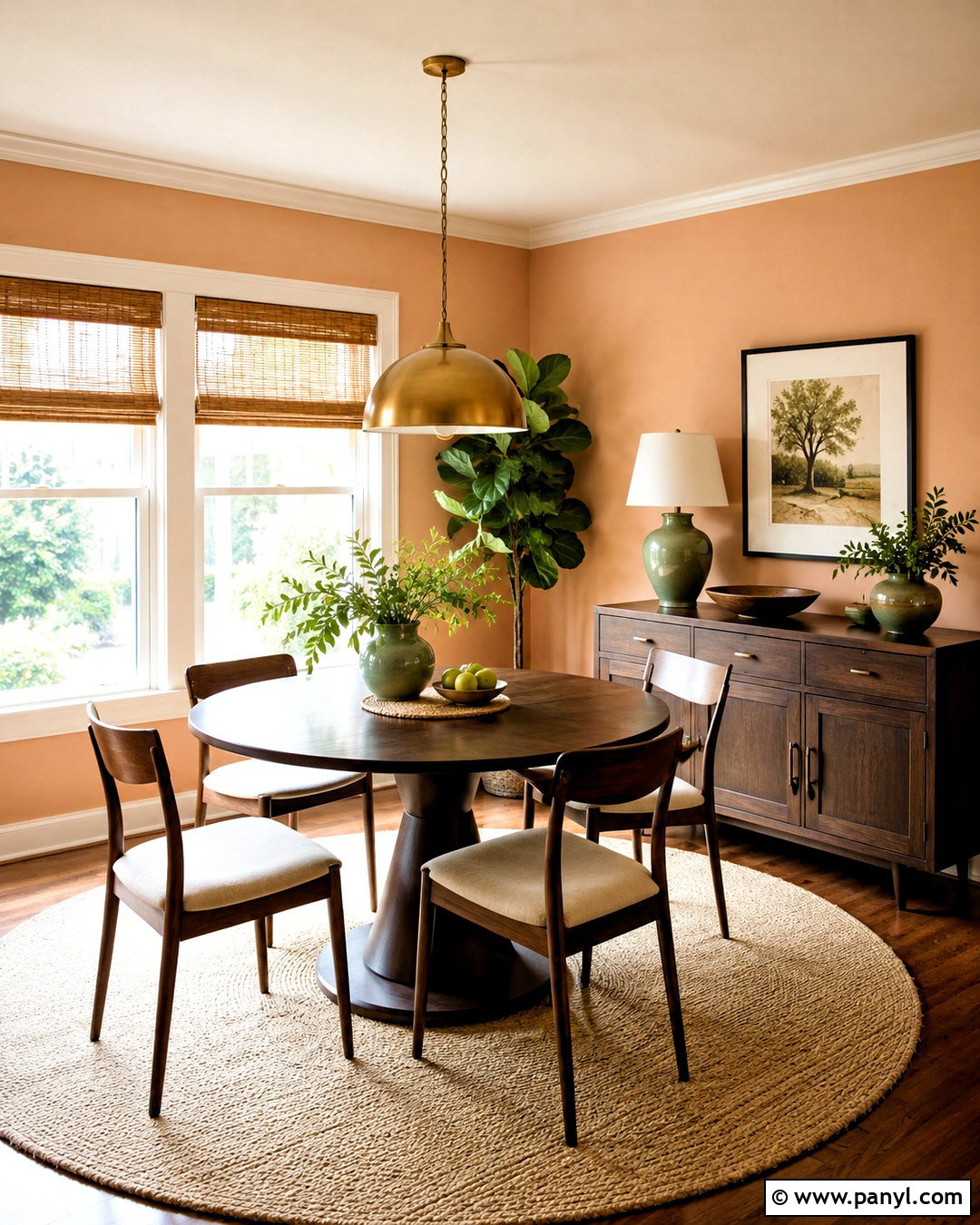 Soft Peach Walls With Dark Wood Furniture - 20 What Color Walls Go With Dark Wood Furniture Ideas