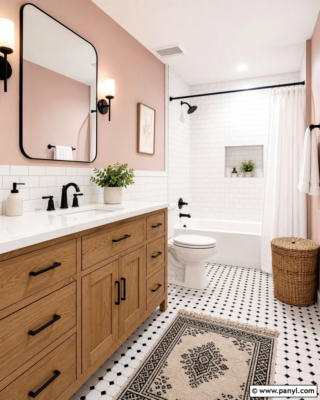 Soft Pink Bathroom Walls - 25 Soft Pink Wall Paint Ideas