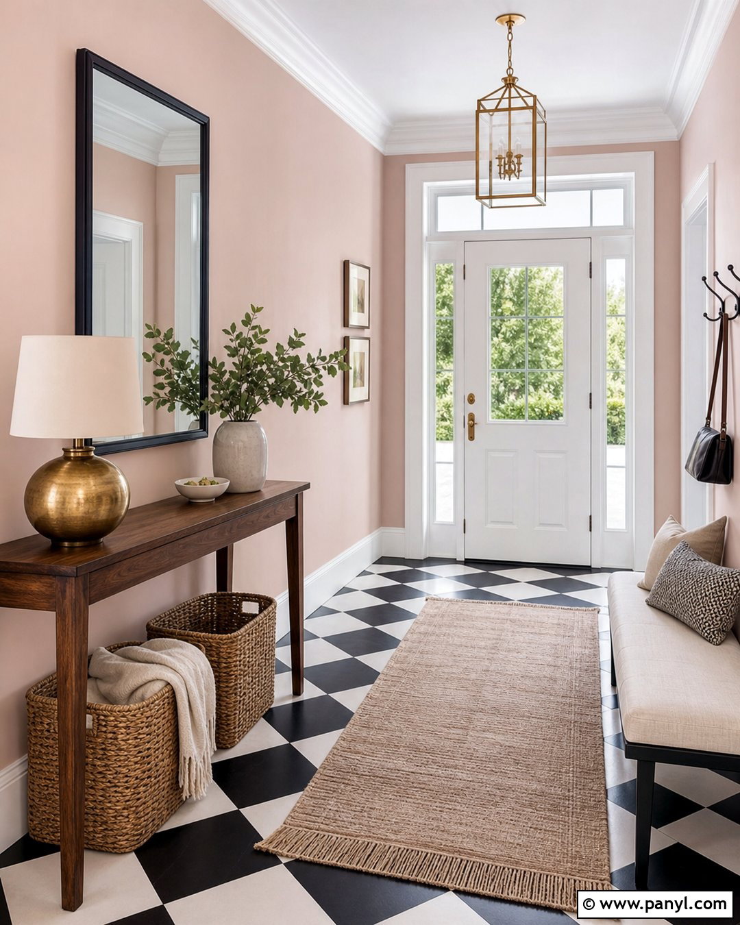 Soft Pink Entryway Walls - 25 Soft Pink Wall Paint Ideas