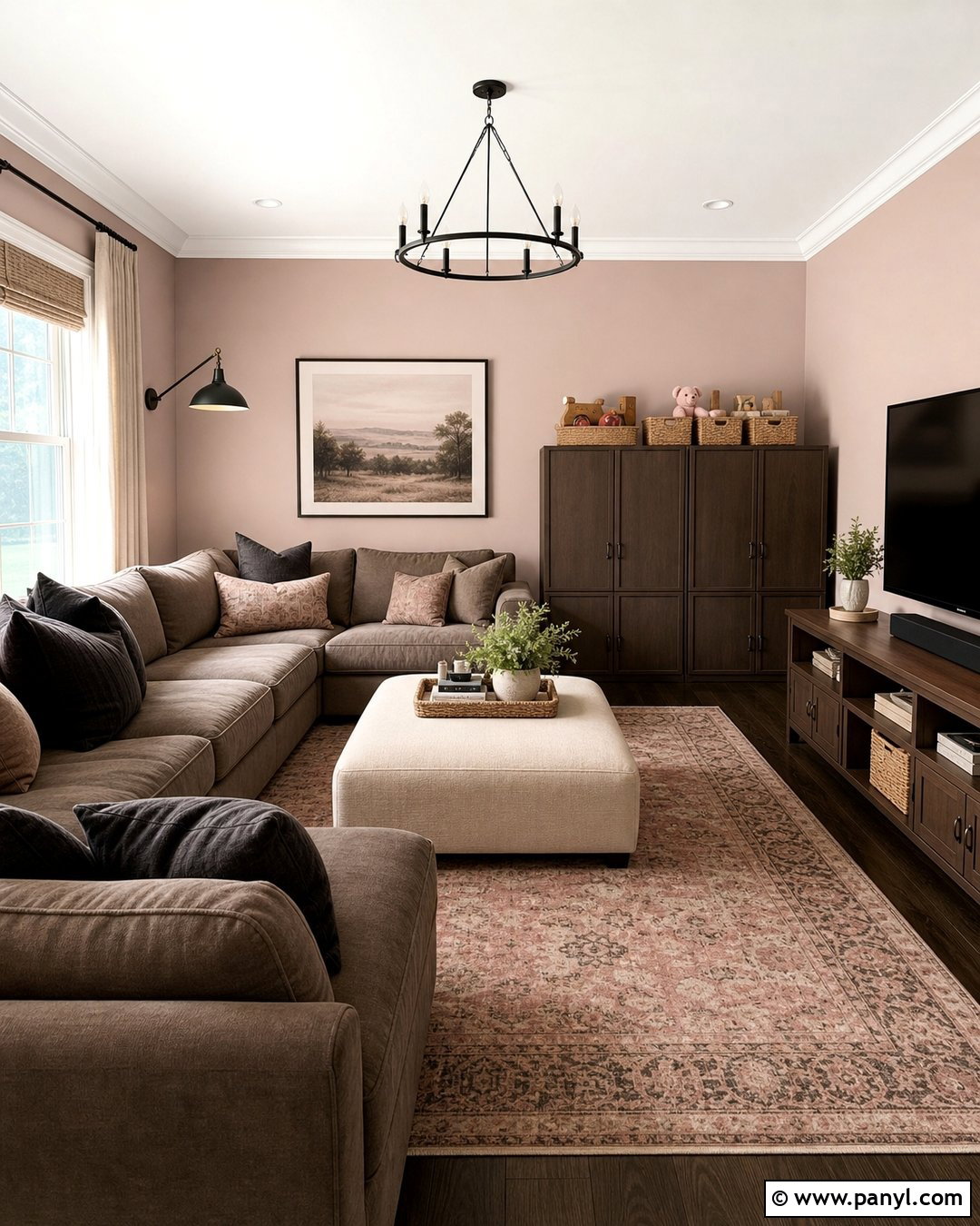 Soft Pink Family Room Walls - 25 Soft Pink Wall Paint Ideas