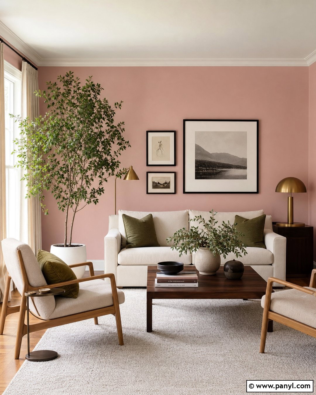 Soft Pink Living Room Walls - 25 Soft Pink Wall Paint Ideas